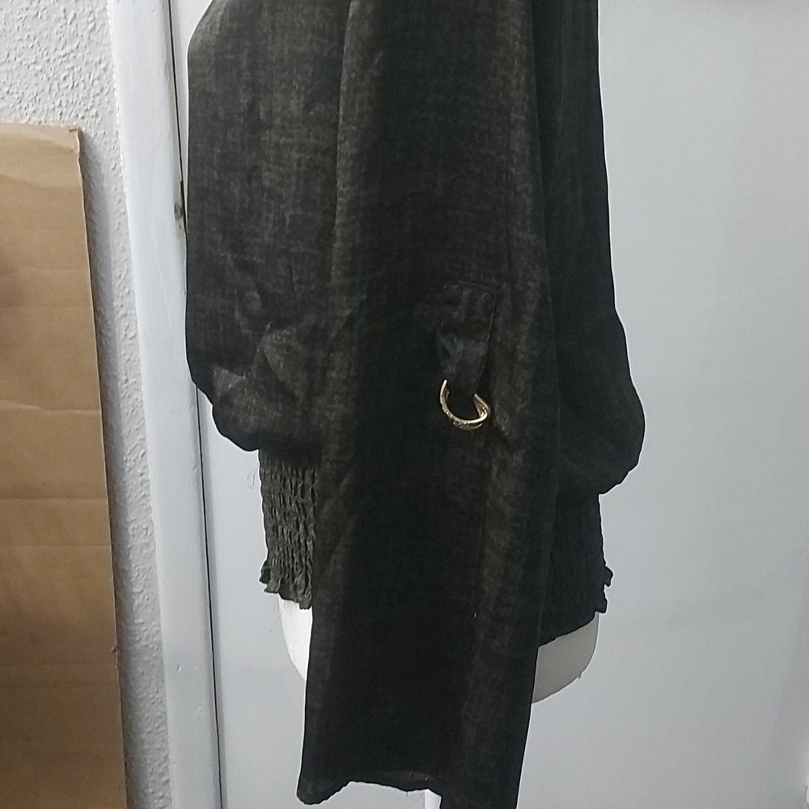 Michael Kors MICHAEL Michael Kors Green Long Sleeve Blouse S Size S / US 4 / IT 40 - 5 Thumbnail