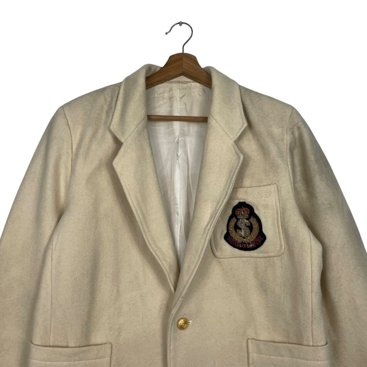 Issey Miyake Vintage Issey Miyake Wool Blazer Jacket Size US M / EU 48-50 / 2 - 2 Thumbnail