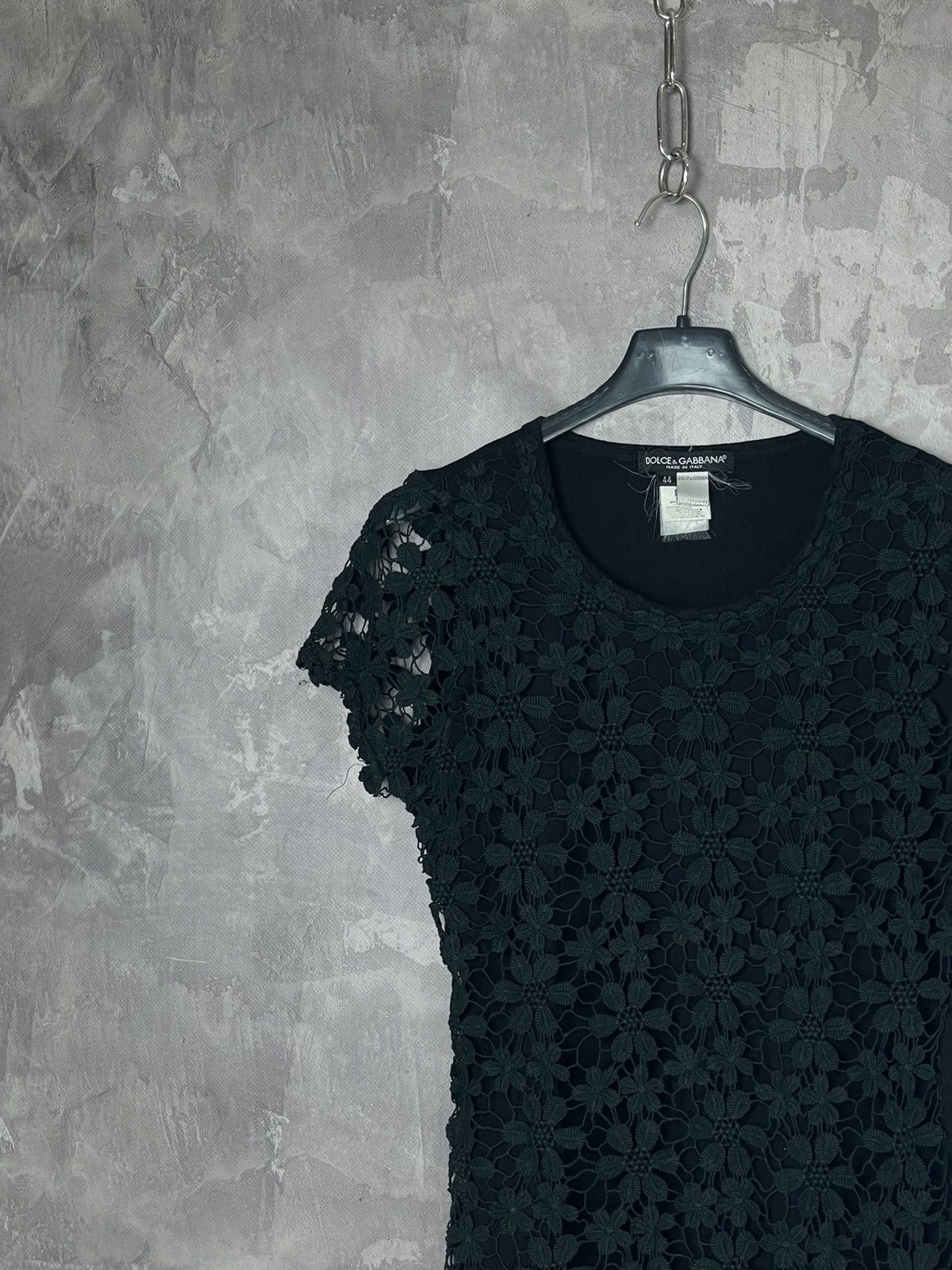 Dolce & Gabbana × Vintage VINTAGE DOLCE AND GABBANA FLOWERS Y2K BLACK T SHIRT Size M / US 6-8 / IT 42-44 - 3 Thumbnail