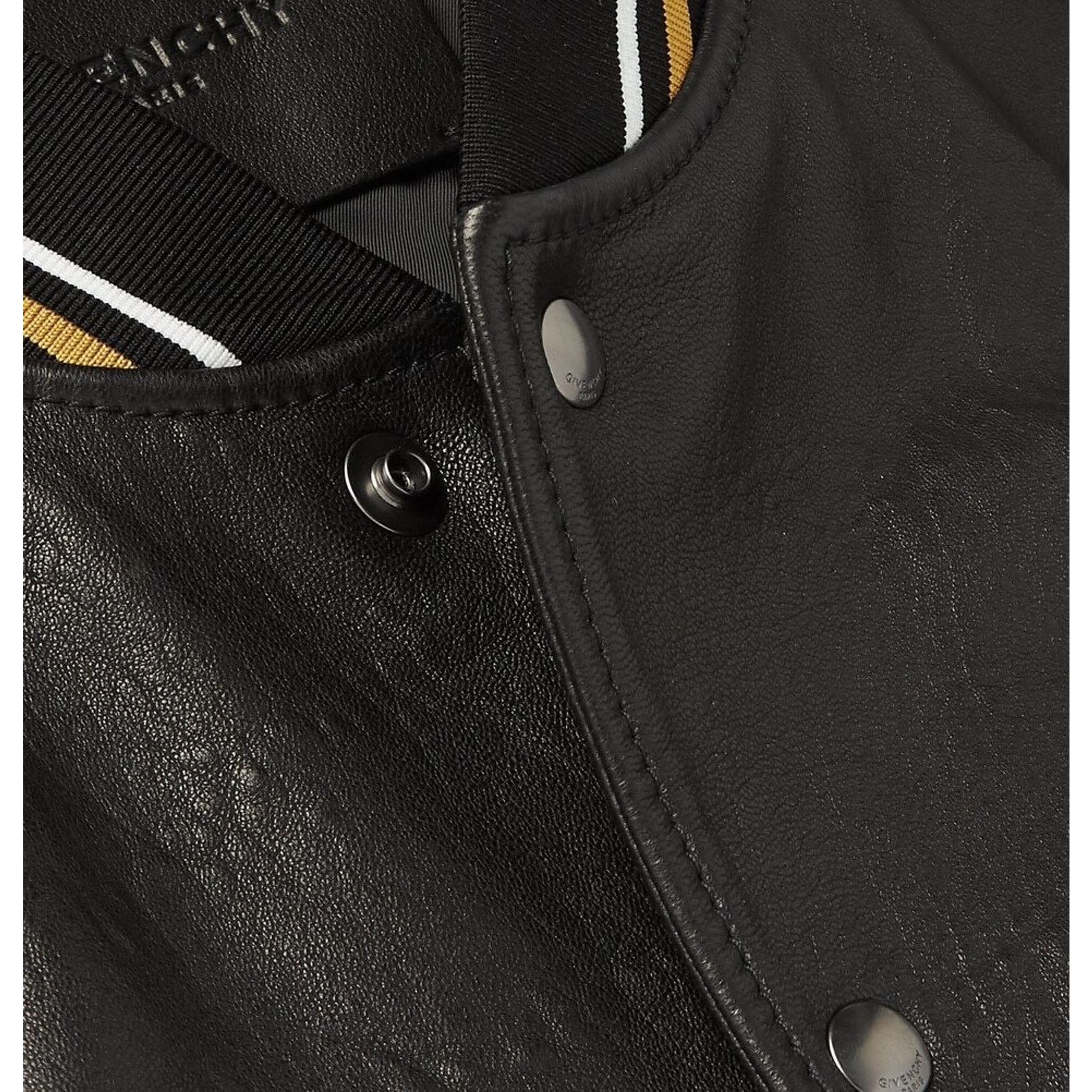 Givenchy Givenchy Leather Monogram Varsity Bomber Blouson Jacket 50 Size US M / EU 48-50 / 2 - 13 Thumbnail