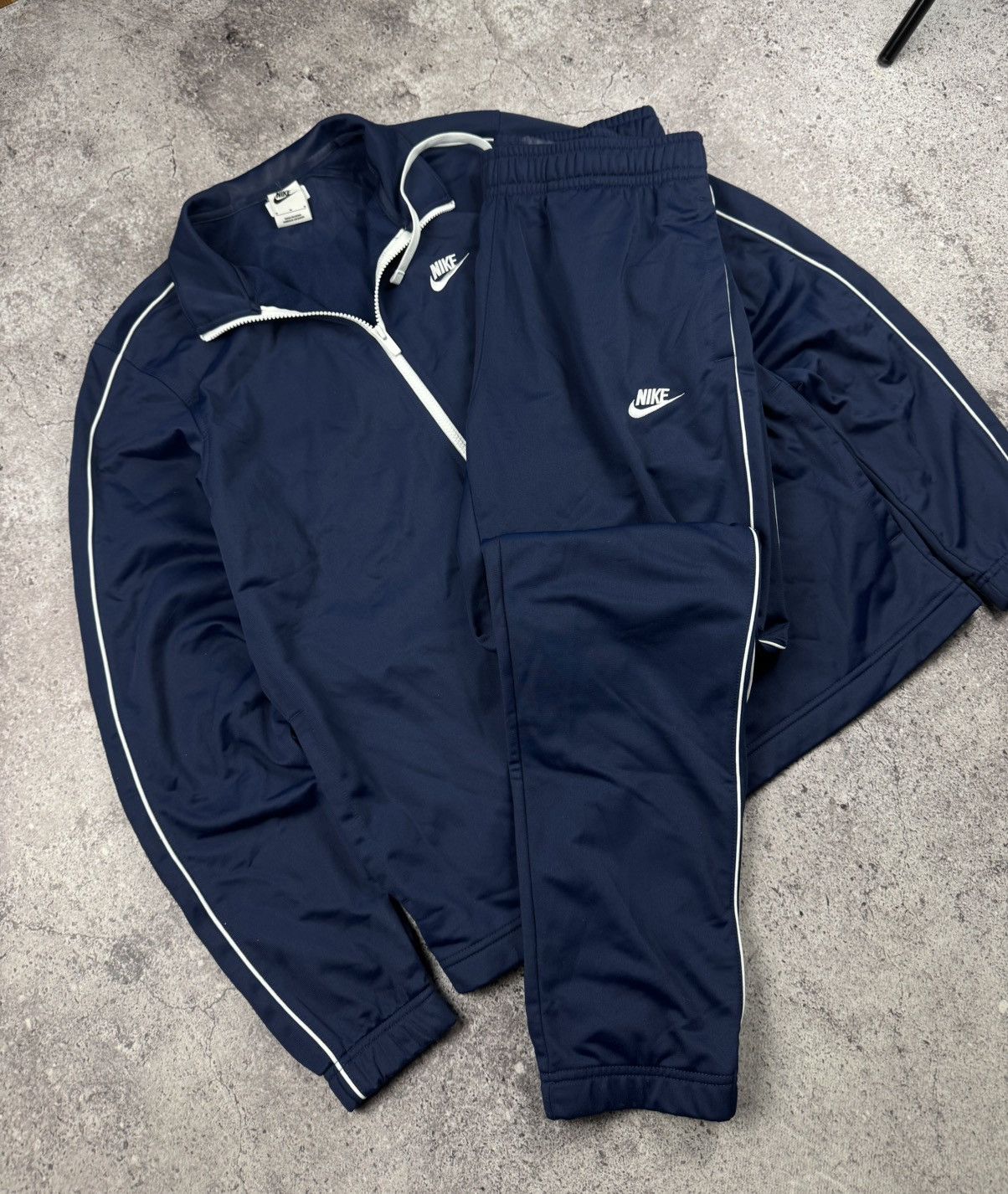 Nike Vintage Nike Y2K Track Suit Set Jacket Pants Striped Japan Size US M / EU 48-50 / 2 - 2 Thumbnail