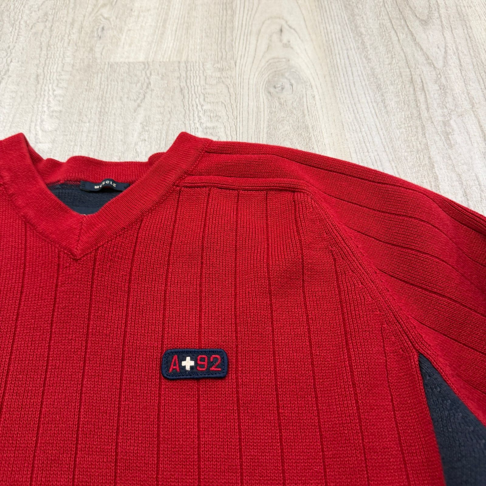 Abercrombie & Fitch Vintage Abercrombie & Fitch Muscle Sweater Men’s XL Red Size US XL / EU 56 / 4 - 3 Thumbnail