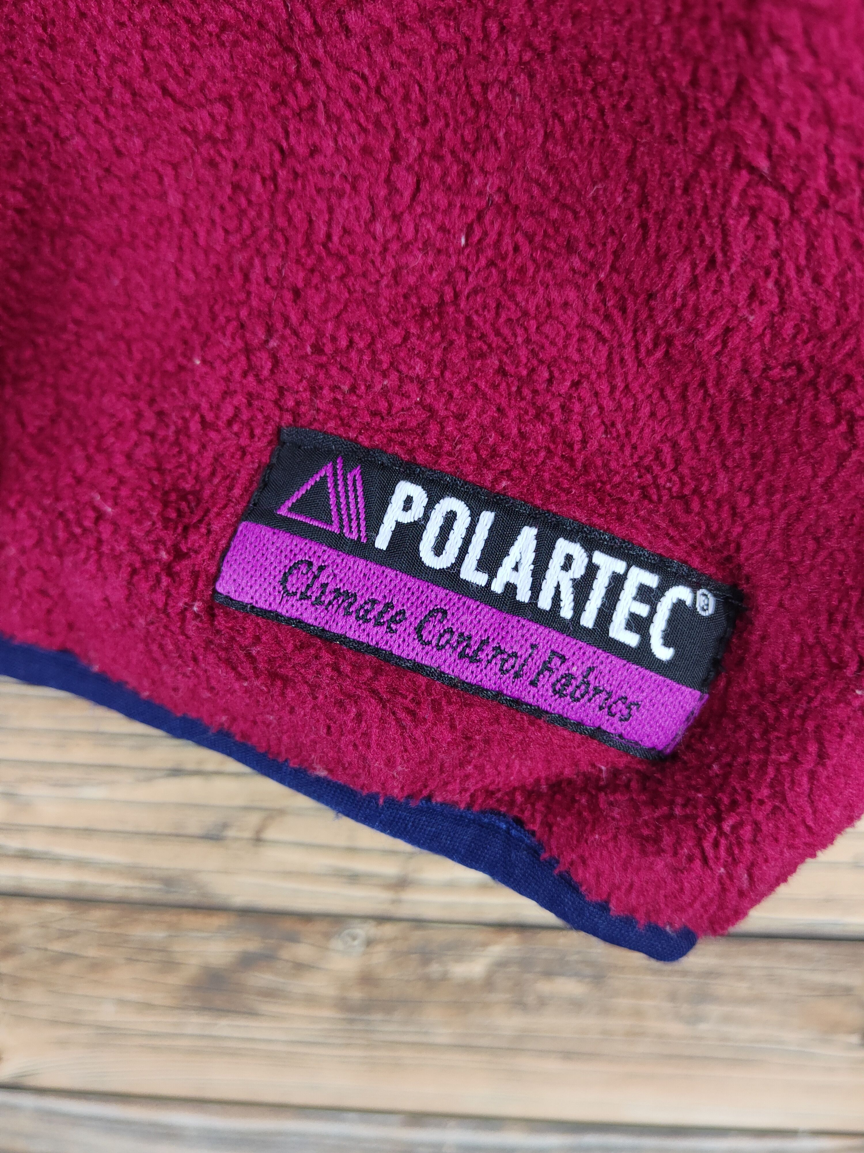 Penfield × Polartec DL Penfield Polartec Maroon Wool Sweatshirts #884 Size US XL / EU 56 / 4 - 8 Thumbnail