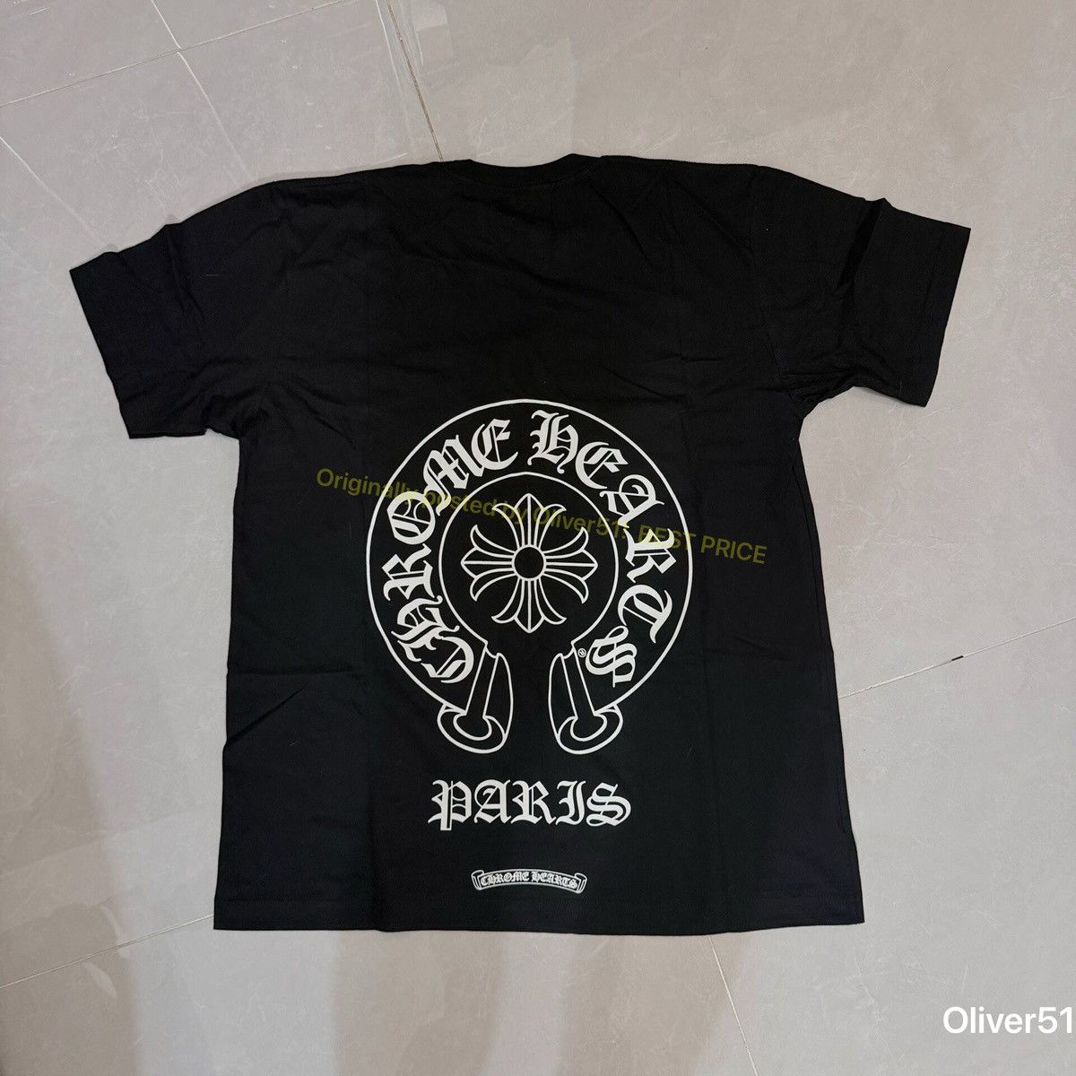 Chrome Hearts オフホワイトPARIS Tシャツ Chrome Hearts × Off-White Chrome Hearts x Off White Paris Tee