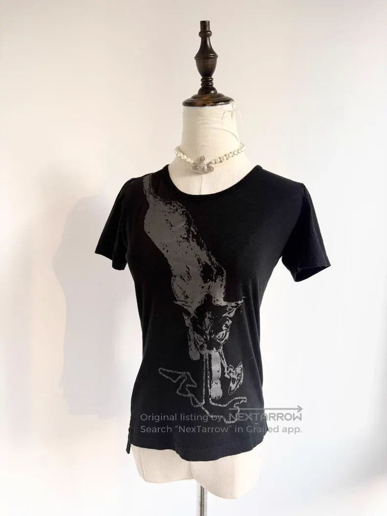 Vivienne Westwood Vivienne Westwood Black Cat Saturn Short Sleeve T-Shirt Size M / US 6-8 / IT 42-44 - 2 Thumbnail
