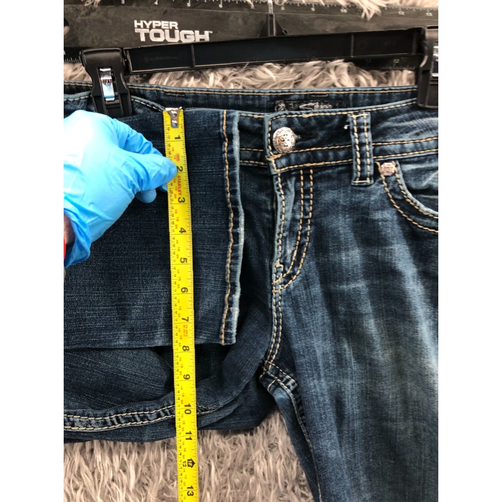 Silver Jeans Co. Silver Jeans Suki Boot Jeans 30 Womens Medium Blue Wash Regular Fit 5-Pocket Denim Bootcut Size 30" / US 8 / IT 44 - 4 Thumbnail