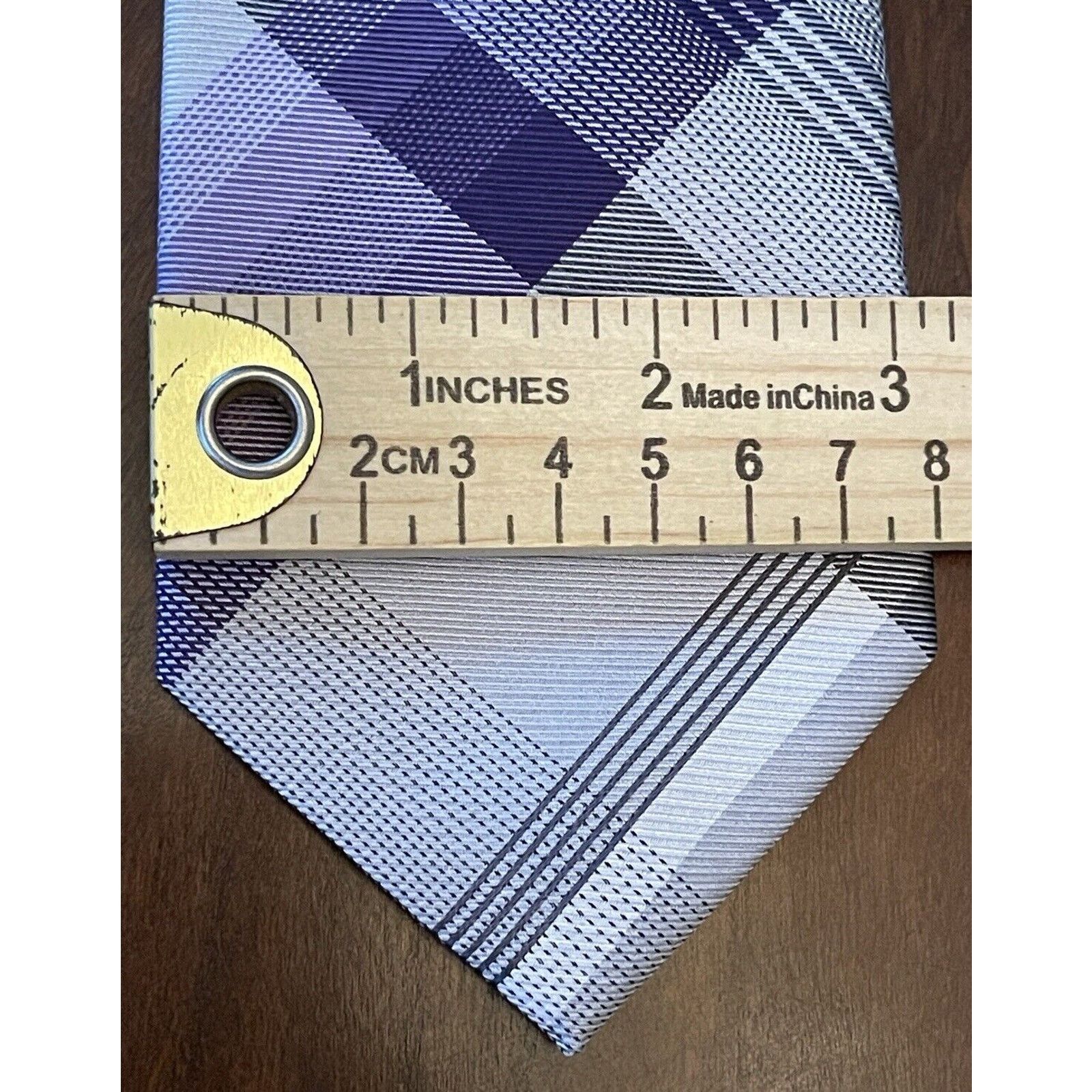 Geoffrey Beene Geoffrey Beene Purple 65% Silk 35% Polyester Made In China Size ONE SIZE - 4 Thumbnail