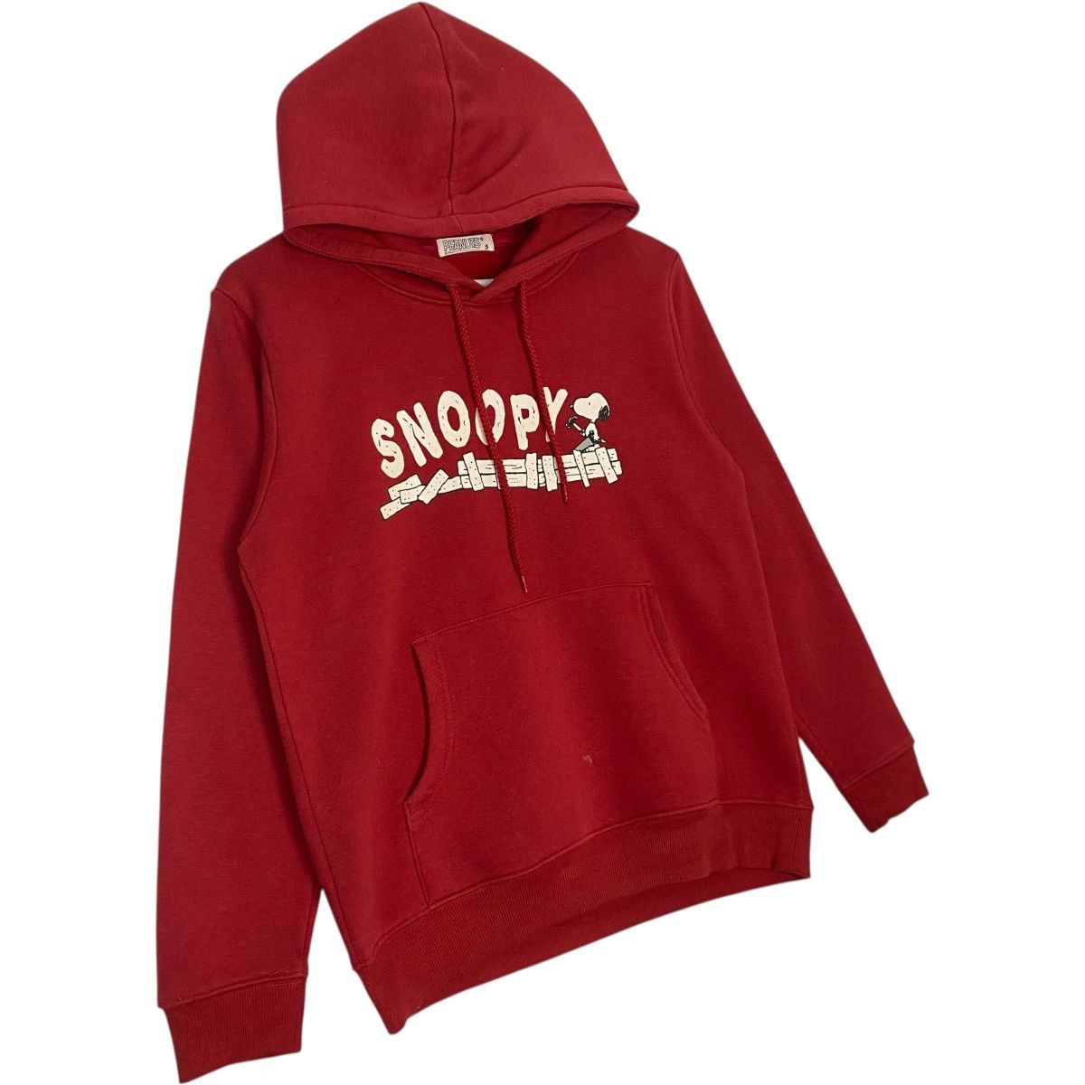 Vintage Vintage Peanuts Hoodie Sweater Red Pullover Jumper Size S Size US S / EU 44-46 / 1 - 3 Thumbnail