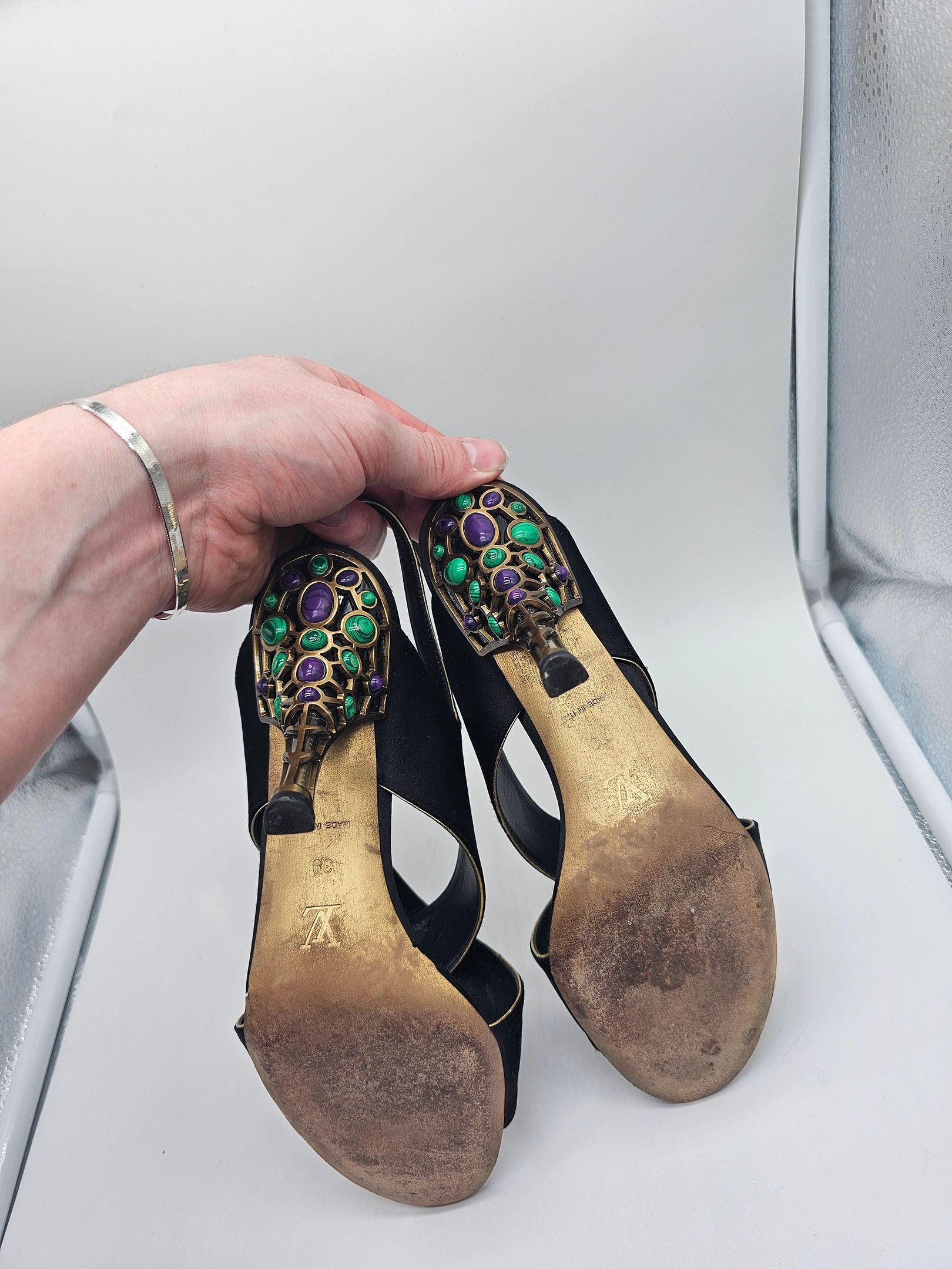 Louis Vuitton Louis Vuitton Heels Size US 8.5 / IT 38.5 - 7 Thumbnail