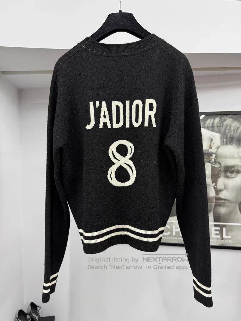 Dior Dior Black 8-character cashmere sweater Size XS / US 0-2 / IT 36-38 - 2 Thumbnail