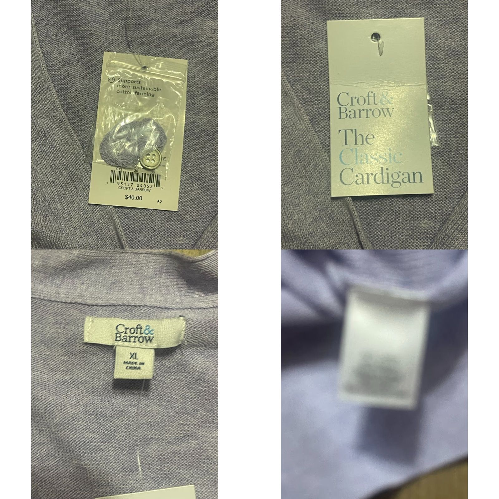 Croft & Barrow VINTAGE? Size XL / US 12-14 / IT 48-50 - 8 Thumbnail