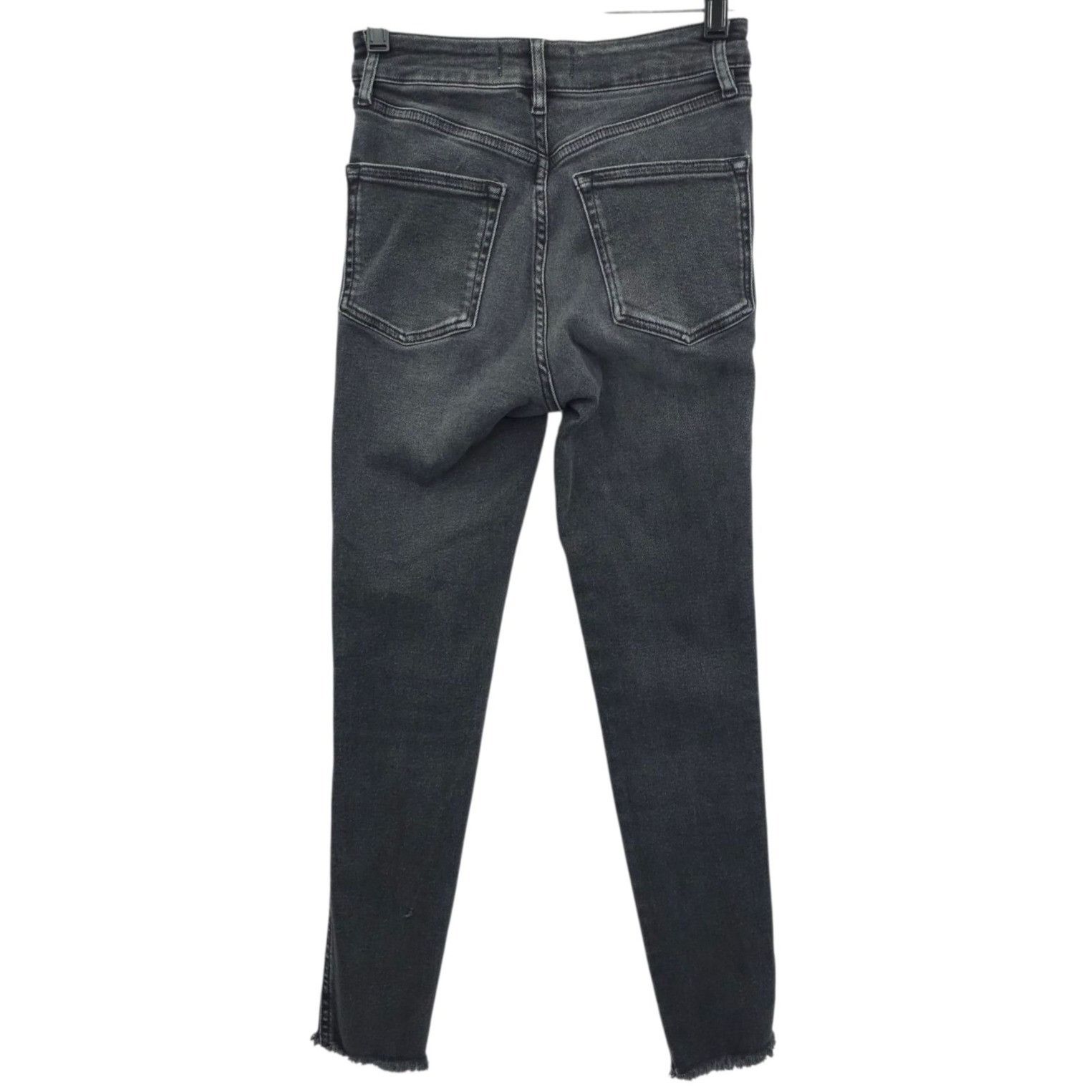 Free People We The Free People Jeans 26 High Rise Skinny Raw Hem Washed Size 24" / US 00 / IT 34 - 2 Thumbnail