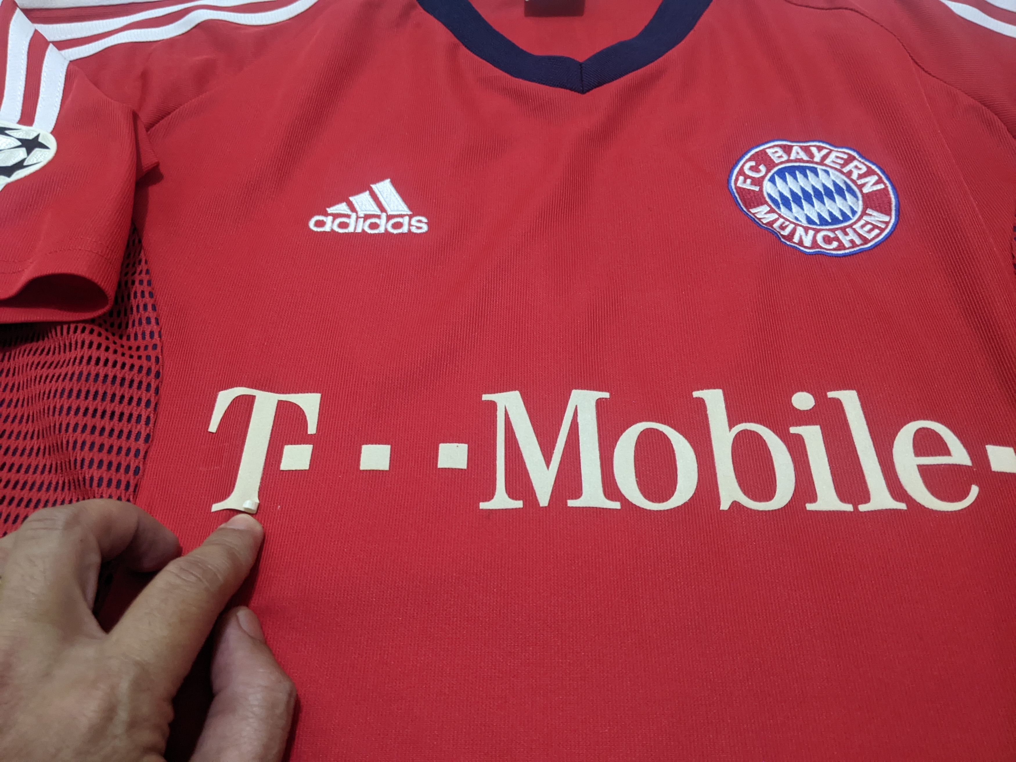 Adidas Bayer Munchen 2002-03 home makay Jersey football shirt Size US L / EU 52-54 / 3 - 6 Thumbnail