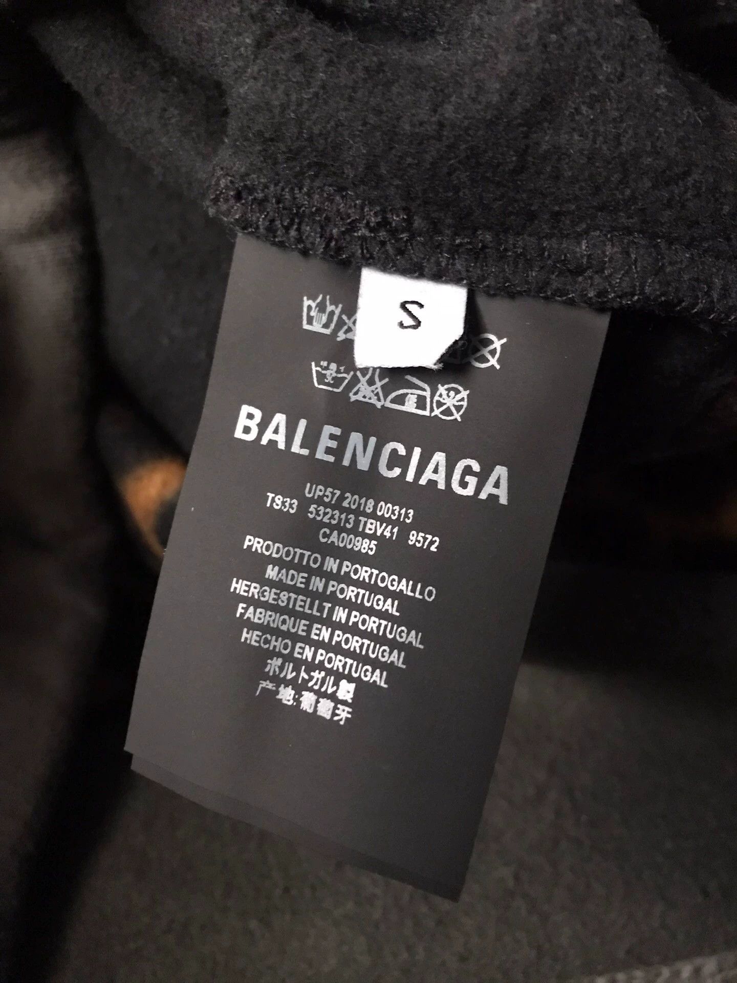 Balenciaga Balenciaga OS Fleece-Lined Half-Zip Colorblocked S Hoodie Size US S / EU 44-46 / 1 - 7 Thumbnail