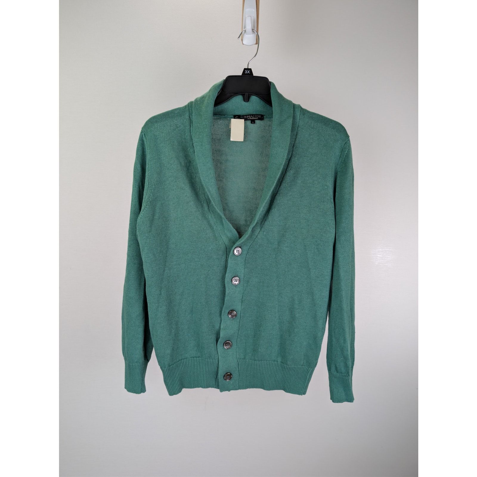 Paul Stuart o1rshd1 CC20 Cardigan Sweater in Green Size US S / EU 44-46 / 1 - 8 Thumbnail