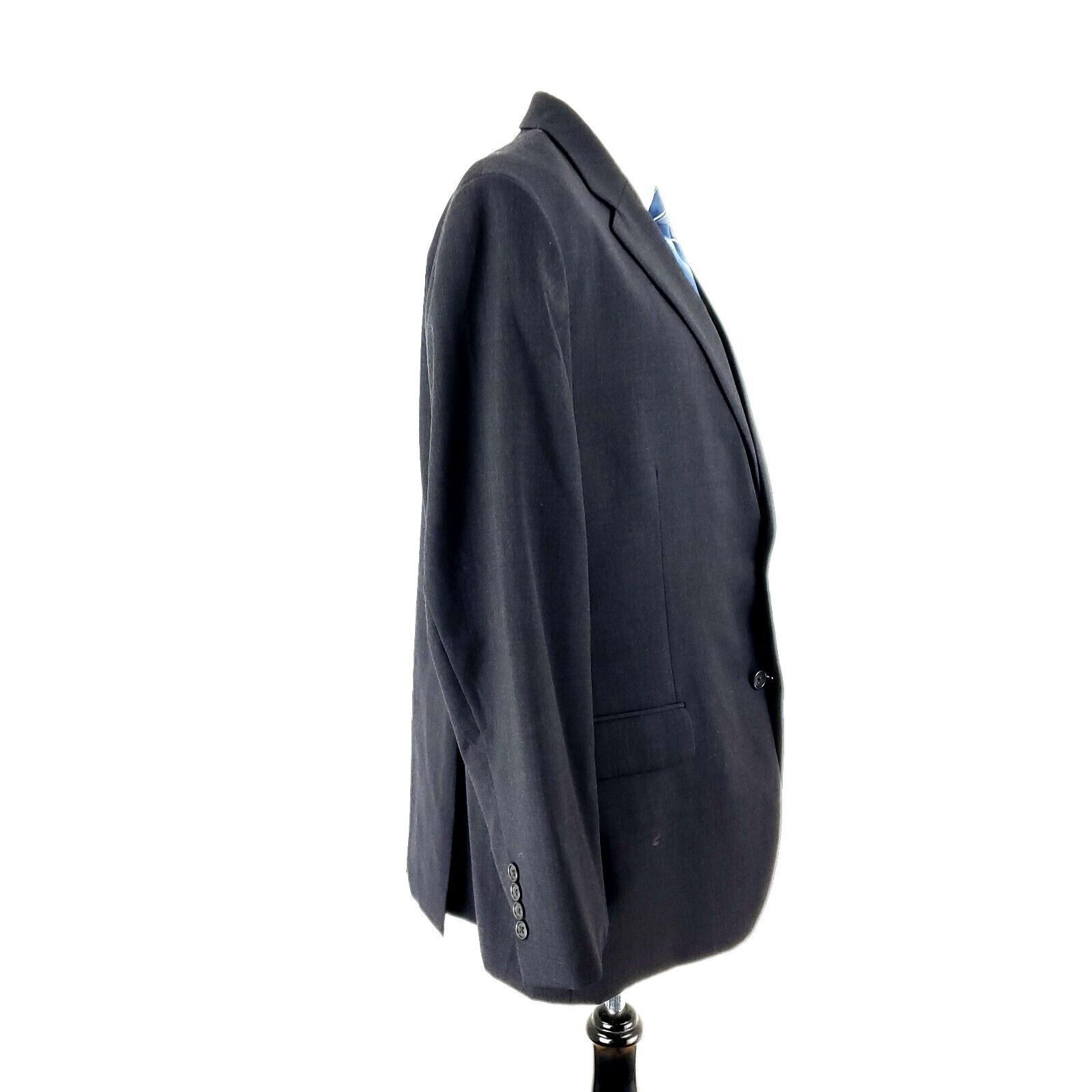 Pronto Uomo Pronto Uomo Wool 2 Button Suit Jacket 44R Gray Blazer Size 44R - 6 Thumbnail