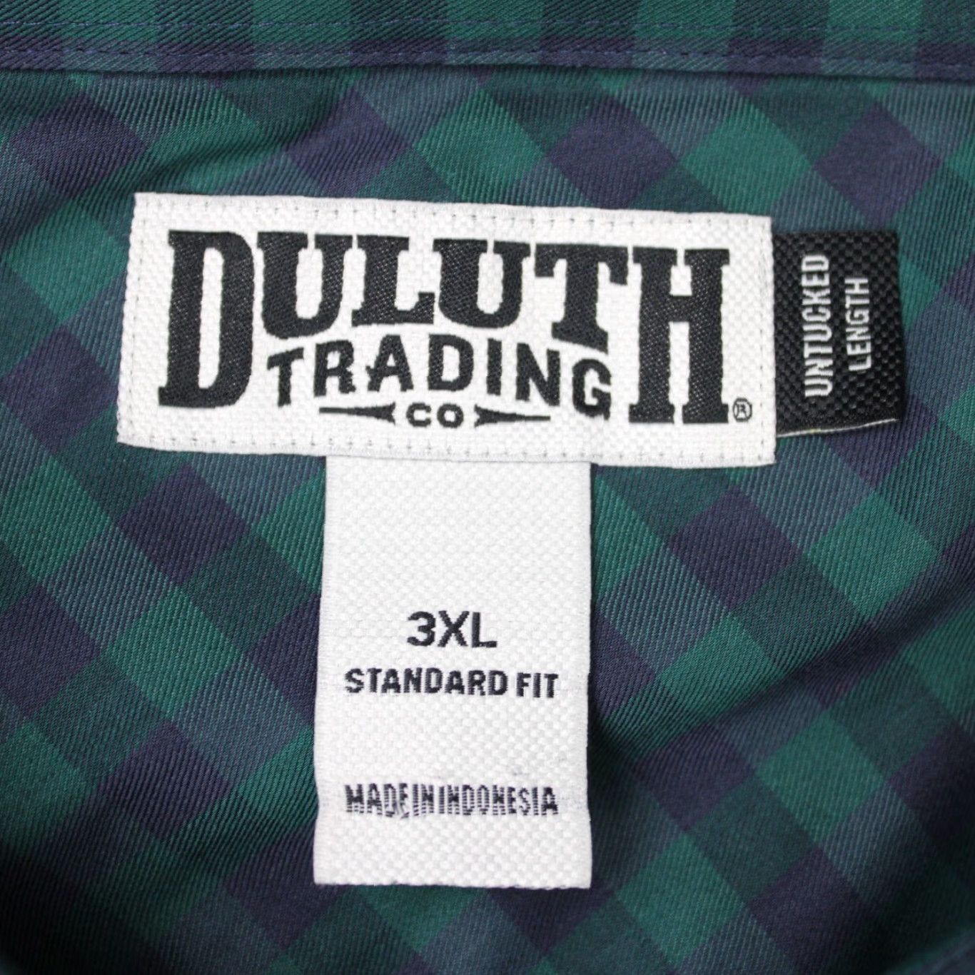 Vintage Duluth Shirt Men 3XL XXXL Green/Blue Plaid Untucked Soft Skills Standard Fit L/S Button-Up Casual Classic Mens Size US XXL / EU 58 / 5 - 6 Thumbnail