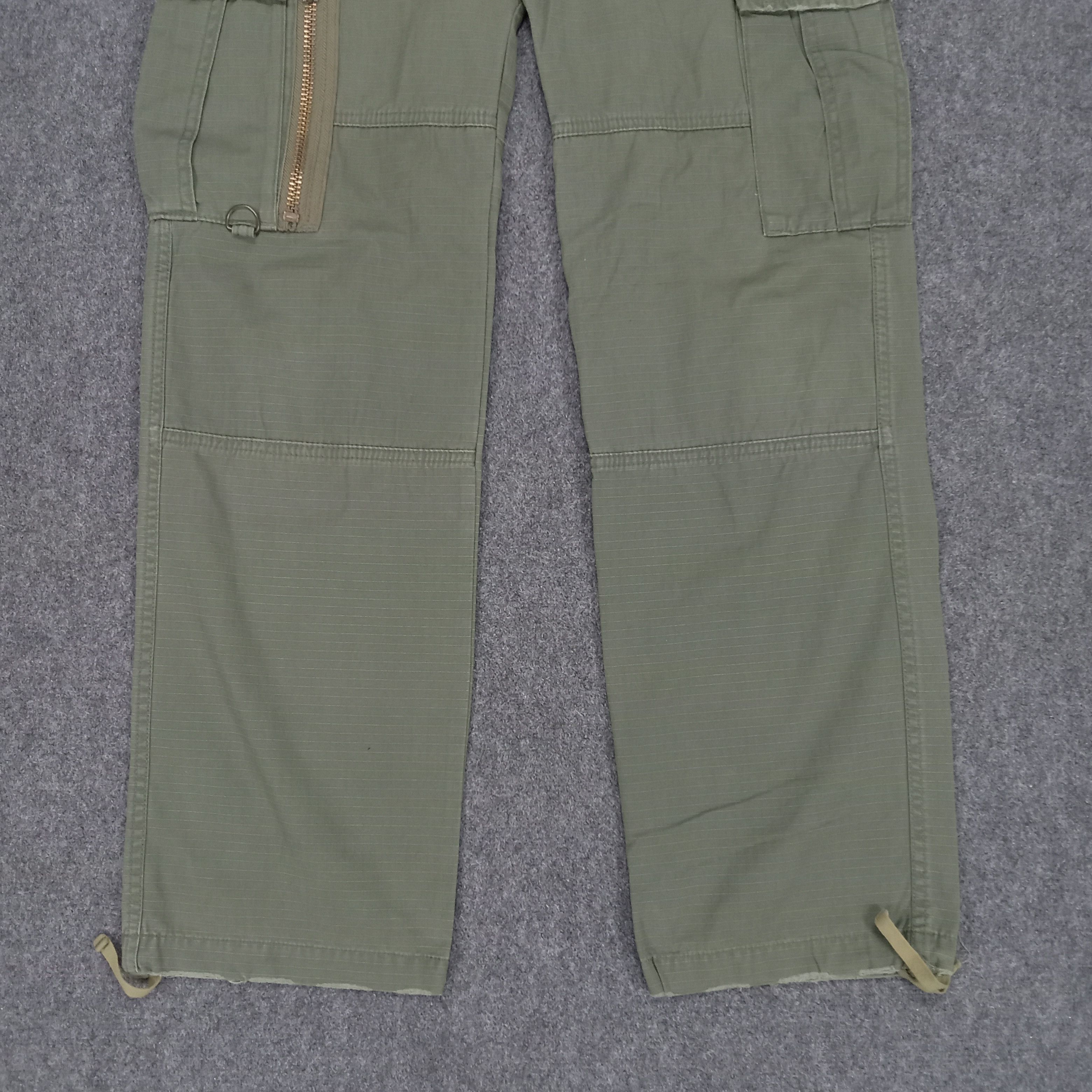 Alpha Industries × Vintage Alpha Industries Military Style Cargo Pants Size US 31 - 5 Thumbnail
