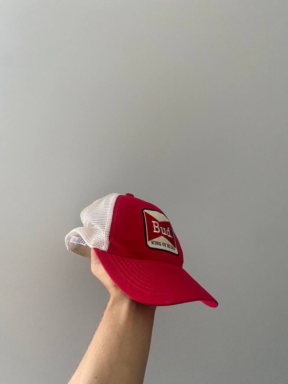 Budweiser × Vintage Vintage Bud Tracker Hat Y2K OS Size ONE SIZE - 3 Thumbnail