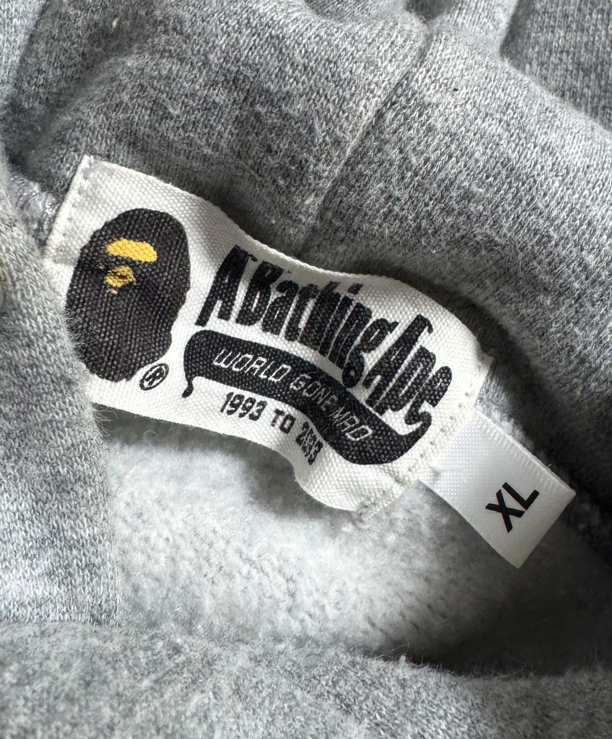 Bape BAPE Pullover Hooded Gray Size US XL / EU 56 / 4 - 7 Thumbnail