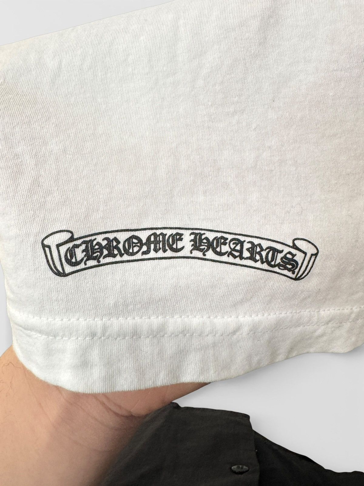 Chrome Hearts Chrome Hearts White Scroll Shirt Size US L / EU 52-54 / 3 - 7 Thumbnail