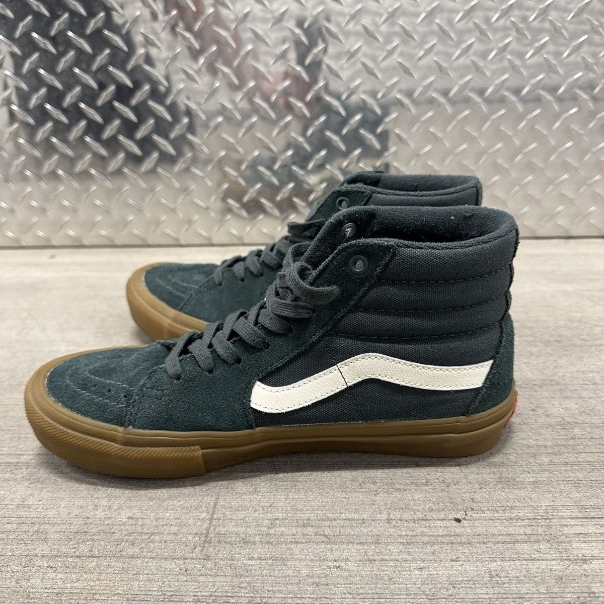 Vans Vans Sk8 Hi Forest Green / Gum Sole Size US 8.5 / EU 41-42 - 6 Thumbnail