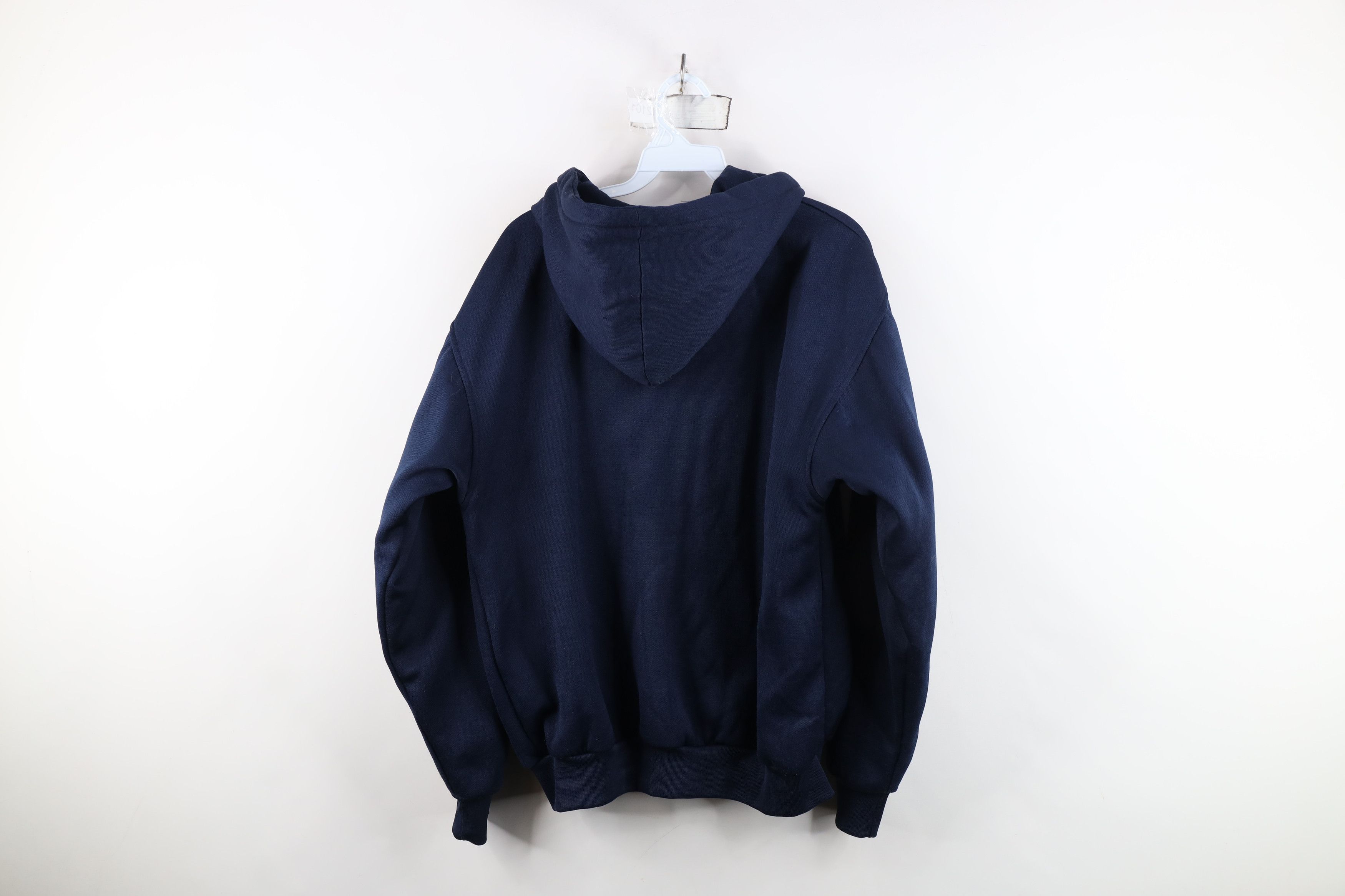 Vintage Vintage 90s Streetwear Thermal Waffle Knit Lined Zip Hoodie Size US M / EU 48-50 / 2 - 12 Thumbnail