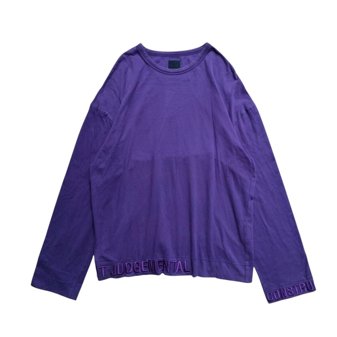 Juun.J JUNN.J Poem oversize long sleeve tshirt Size US S / EU 44-46 / 1 - 1 Thumbnail