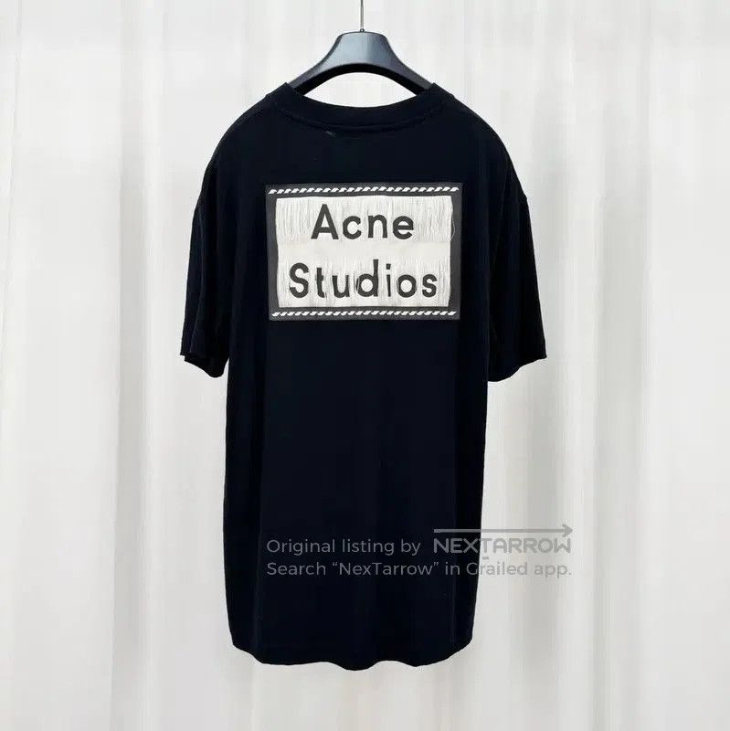 Acne Studios Acne Studios Black Logo T-Shirt for Summer. Size US XS / EU 42 / 0 - 2 Thumbnail