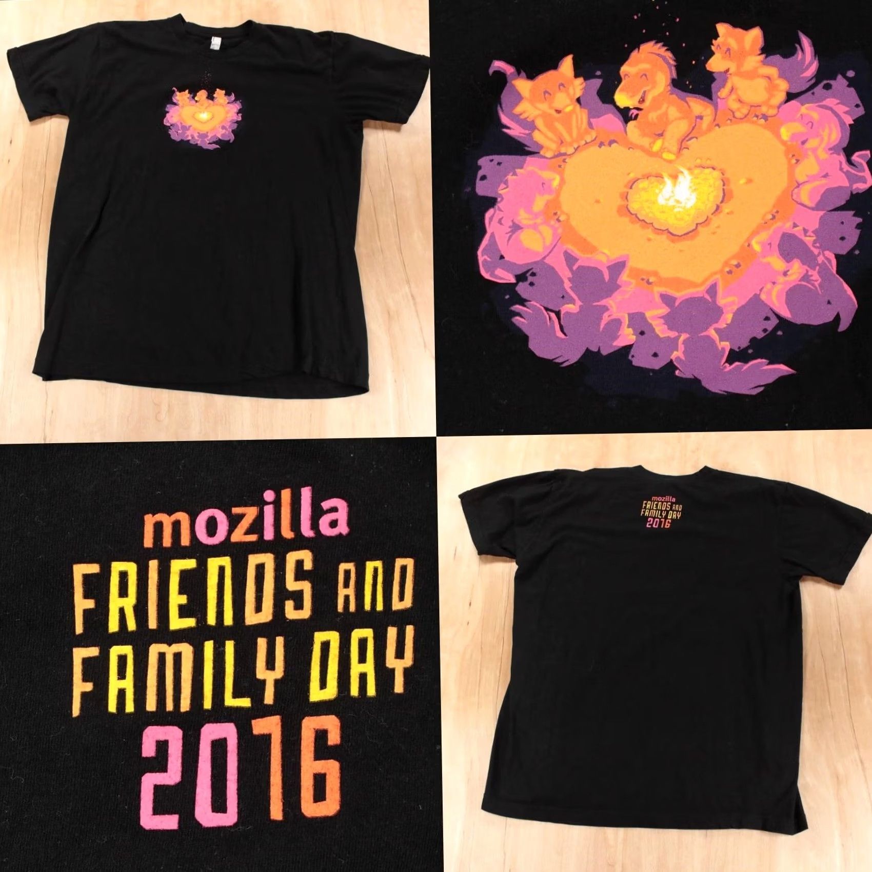 American Apparel american apparel Mozilla firefox web t-shirt LARGE Friends and Family Day 2016 Size US L / EU 52-54 / 3 - 2 Thumbnail