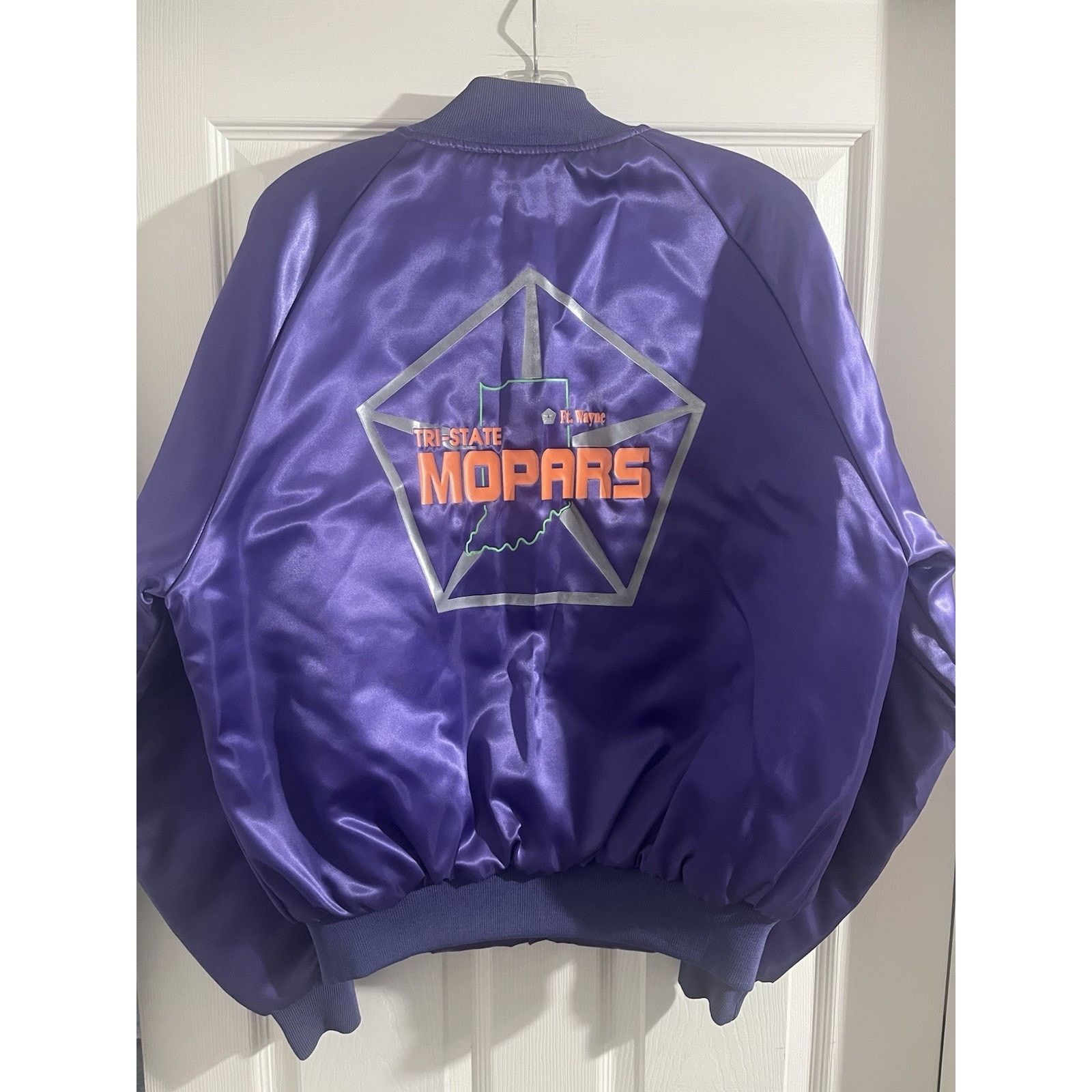 Other Vintage Tri State Mopar Satin Jacket Fort Wayne Indiana Sz L Size US L / EU 52-54 / 3 - 5 Thumbnail