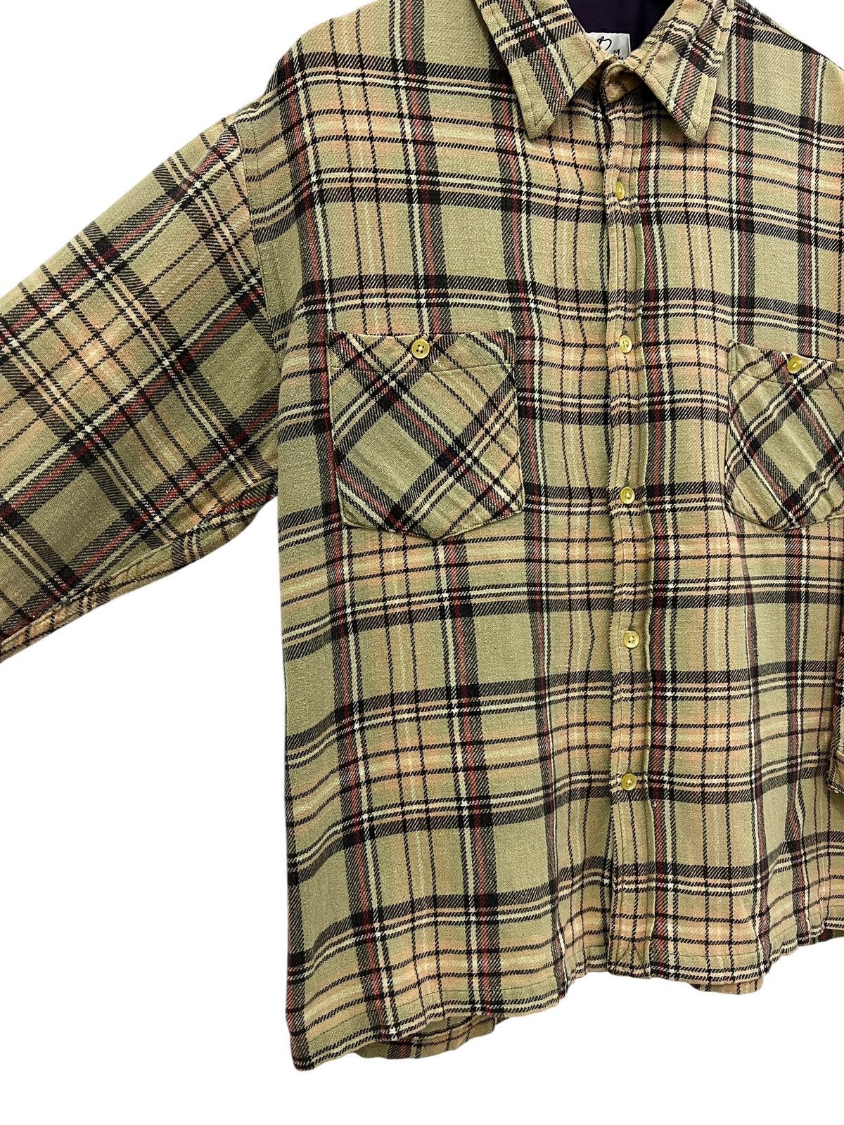 Needles Needles Boxy Cut 3/4 Sleeve Tartan Check Flannel Shirt Size US M / EU 48-50 / 2 - 5 Thumbnail