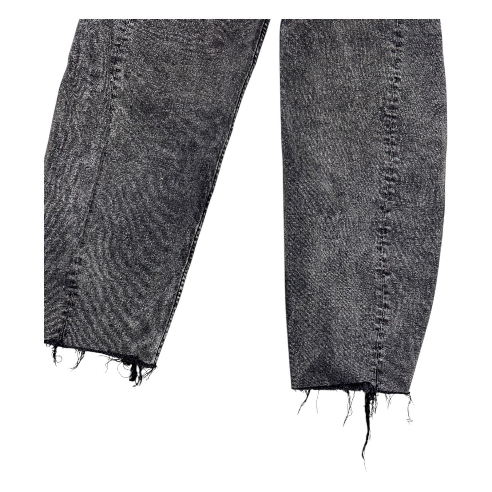 AQUA AQUA Designer BARREL JEANS Denim Grey Pants 25 Size 25" / US 0 / IT 36 - 5 Thumbnail