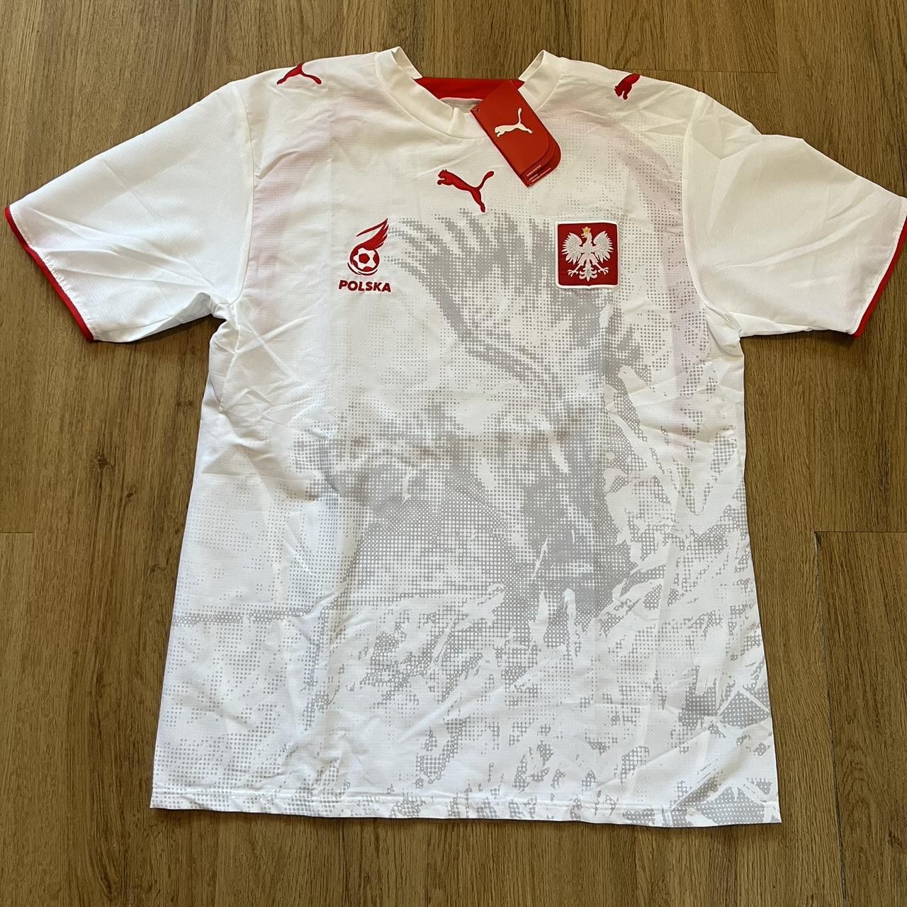 Puma 2006-08 Poland PUMA Home Football Shirt y2k 2000s BNWT Size US M / EU 48-50 / 2 - 1 Thumbnail
