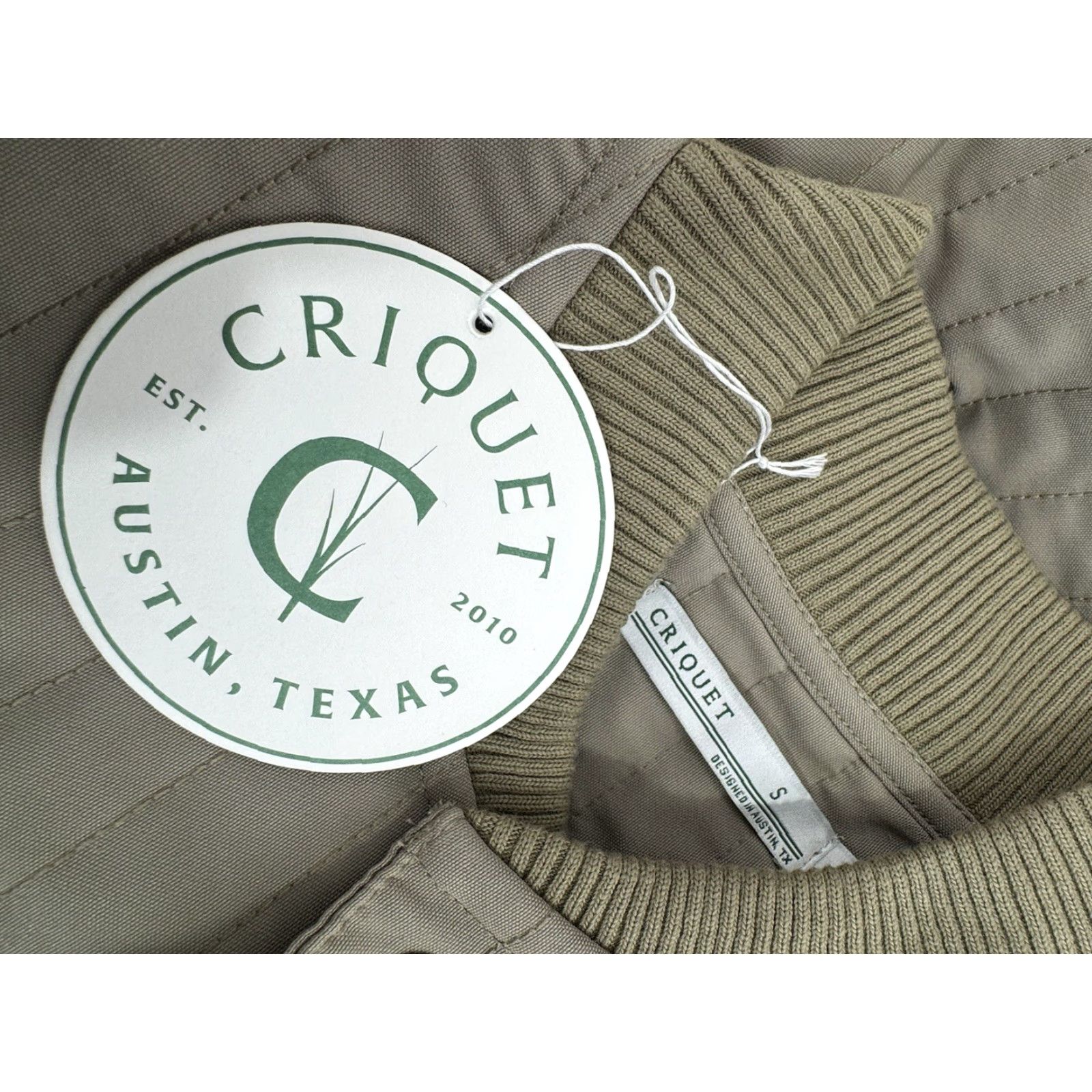 Carhartt CRIQUET Jacket - Carhartt Style Bomber - S - Khaki/Mermaid - Work Ranch Field Quilted Snap Size US S / EU 44-46 / 1 - 6 Thumbnail