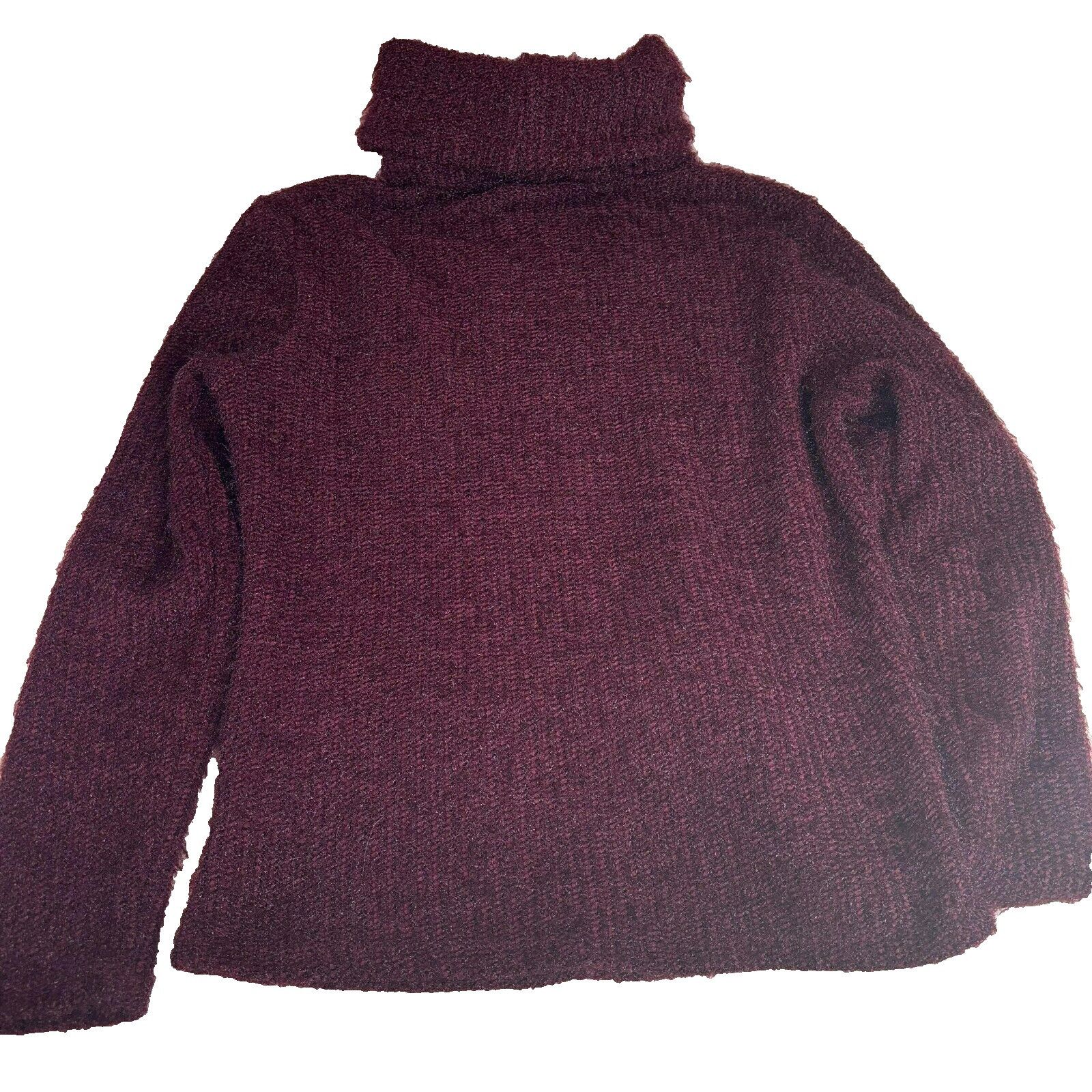 Frank Lyman Frank Lyman Women's Burgundy Turtleneck Sweater, 4 US, Long Size S / US 4 / IT 40 - 1 Thumbnail
