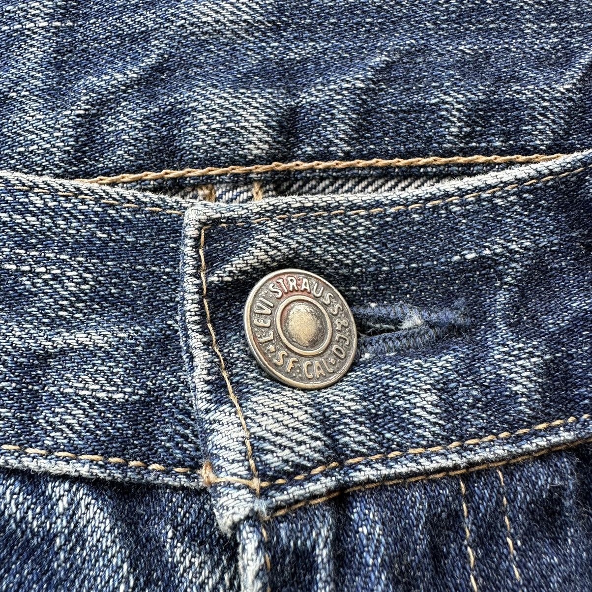 Levi's Levis 505 Red Loop Faded Washed Vintage Denim 29x33 D645 Size US 29 - 17 Thumbnail
