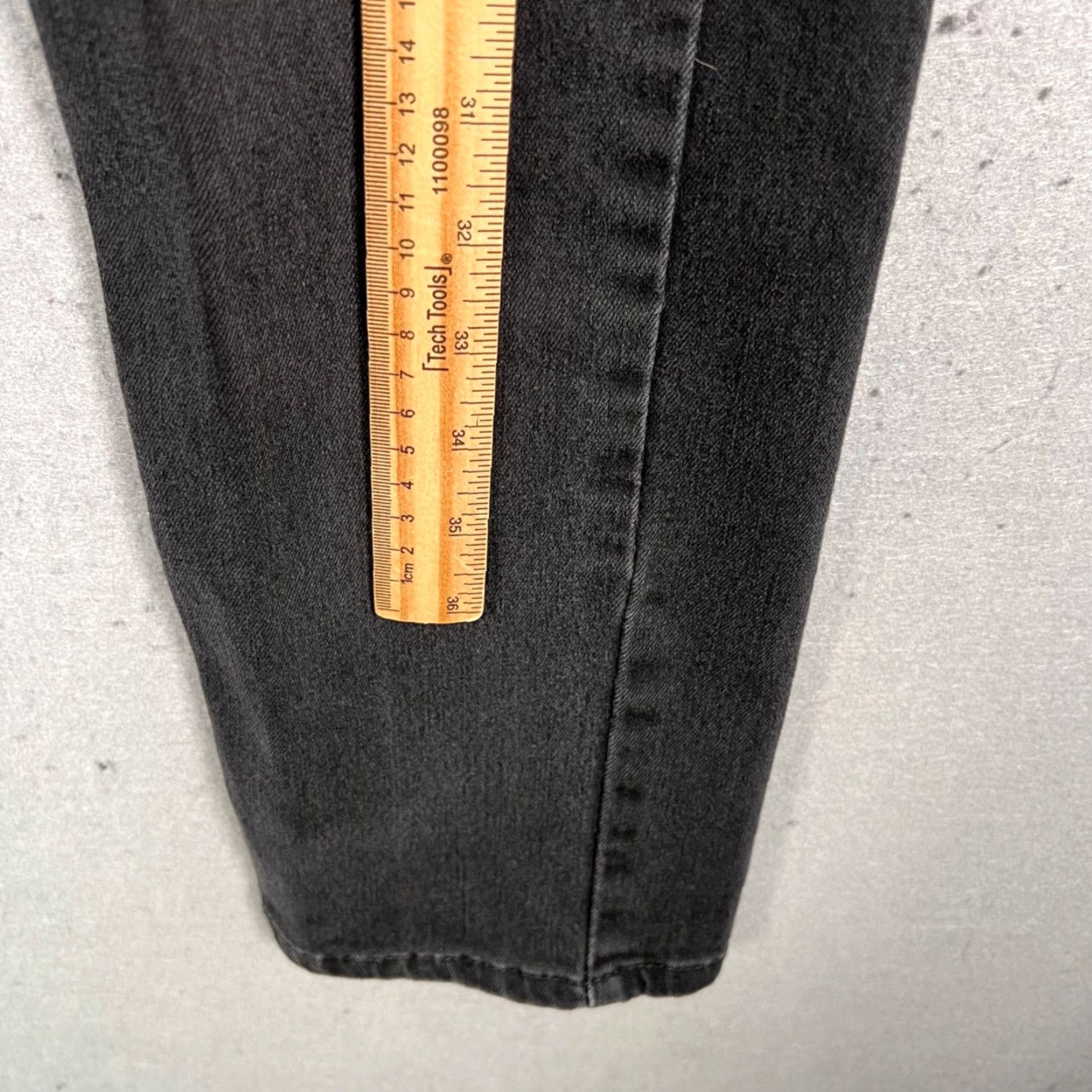 Levi's Levi's 511 Slim Jeans 34x33 Black Denim Cotton Blend Mens Regular 5-Pocket Style Straight Vintage No Size US 34 / EU 50 - 7 Thumbnail