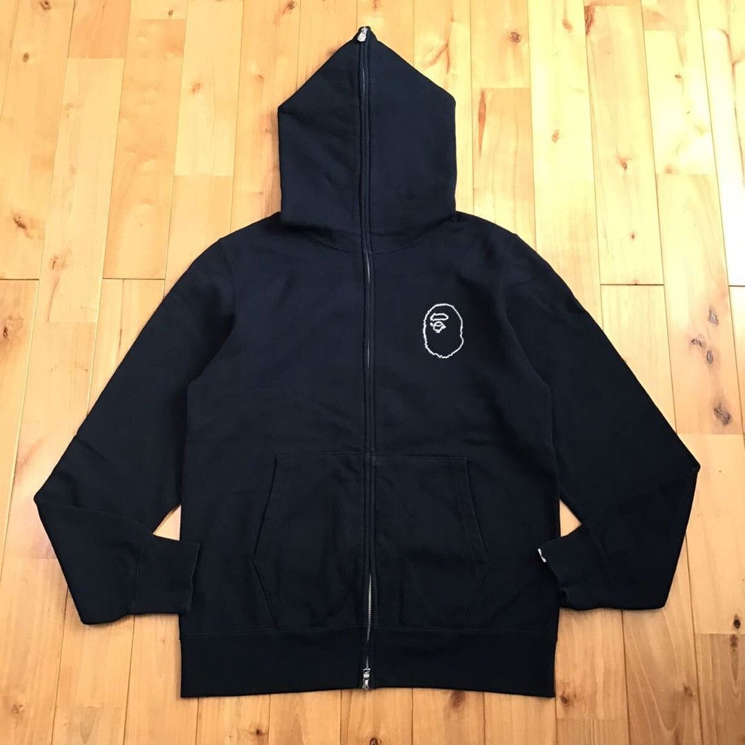 Bape × Swarovski BAPE HEAD Swarovski logo full zip hoodie a bathing ape Size US L / EU 52-54 / 3 - 2 Thumbnail