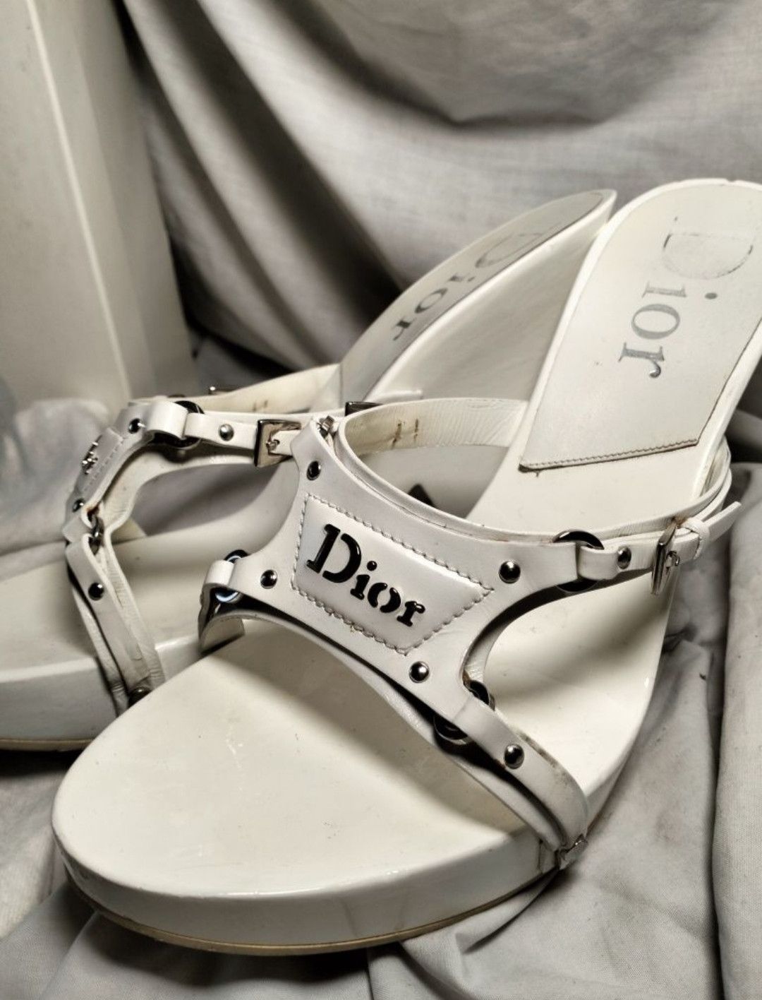 Dior DIOR GALLIANO 2003 Bondage Vintage Heels Mules Size US 10 / IT 40 - 6 Thumbnail