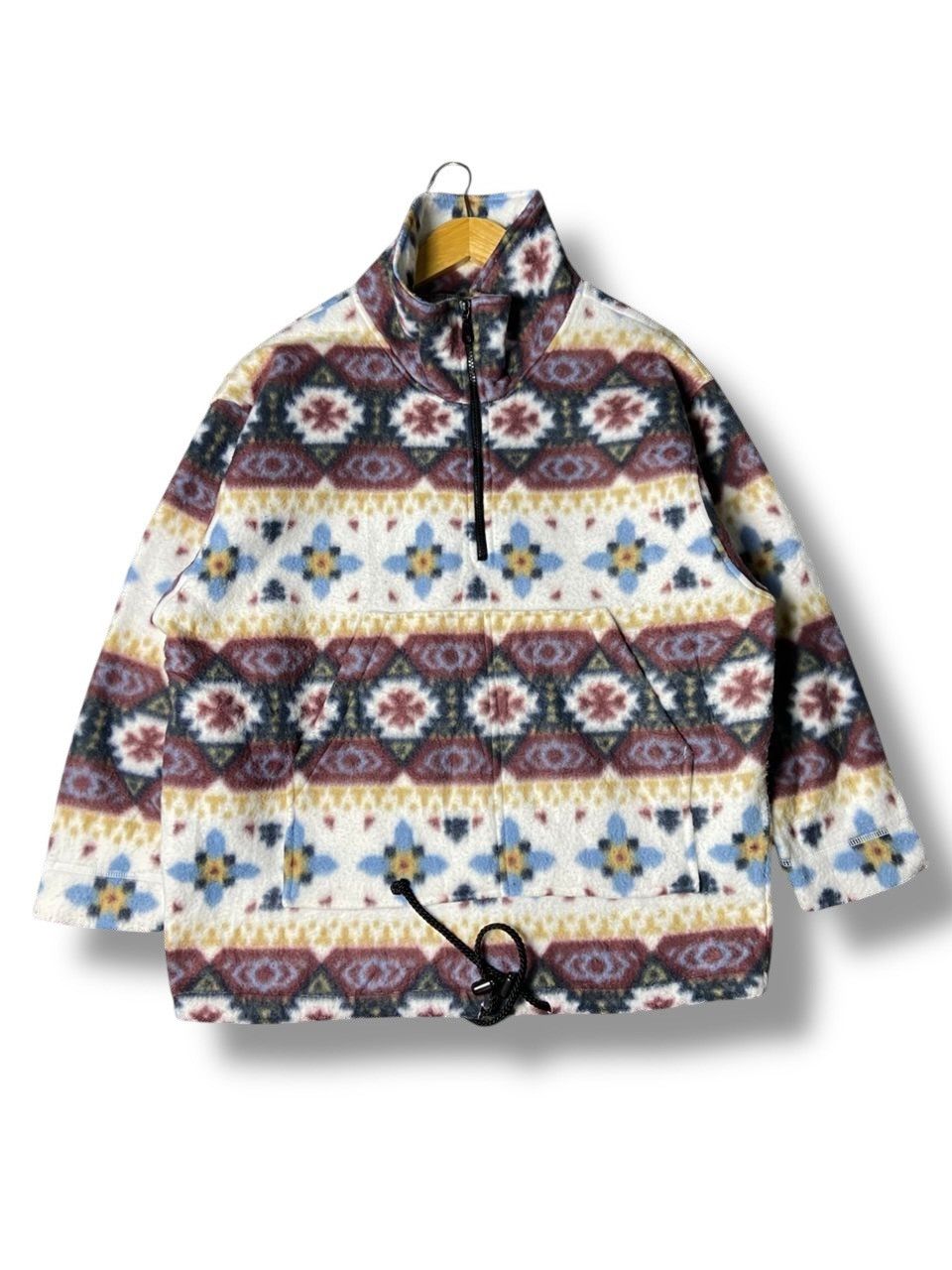 Japanese Brand Vintage Sun Body Half Zip Fleece Jacket (145) Size US M / EU 48-50 / 2 - 1 Thumbnail