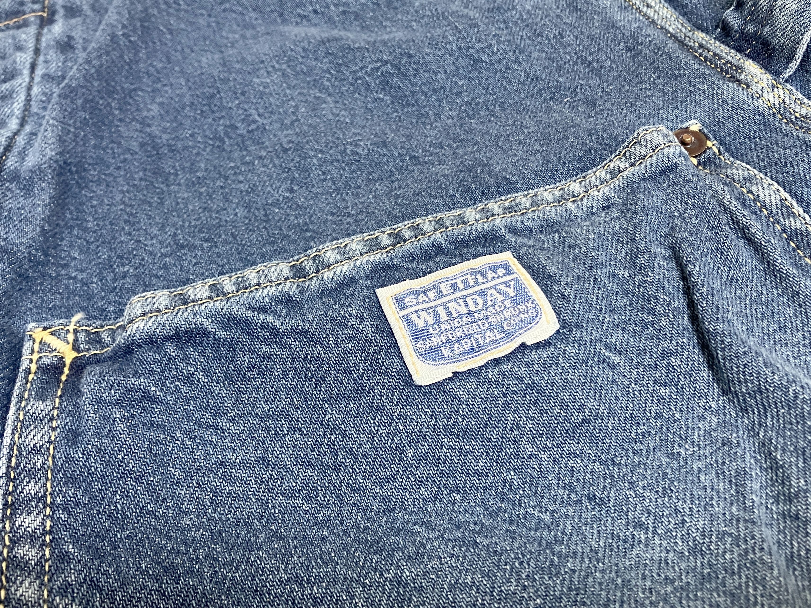 Kapital Kapital 11.5 oz Denim Lumber Pants Processed indigo new 3 Size US 33 - 2 Thumbnail