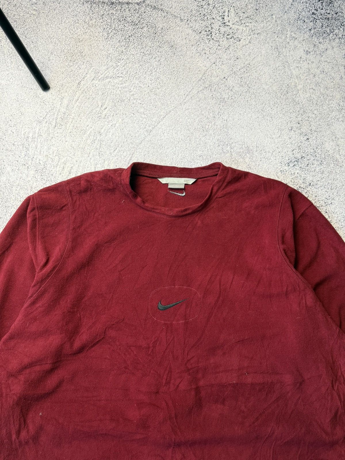 Nike Vintage Nike Fleece Big Logo 90s Sweatshirt Basic Swoosh Size US L / EU 52-54 / 3 - 5 Thumbnail