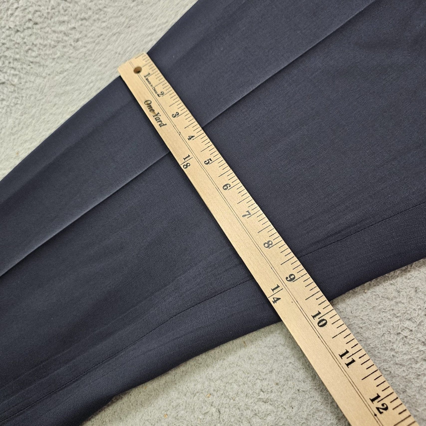 Barena Barena Venezia Dress Pants Mens 34 Navy Pleated Cuffed Slacks Tailored Side Tabs Size US 34 / EU 50 - 6 Thumbnail