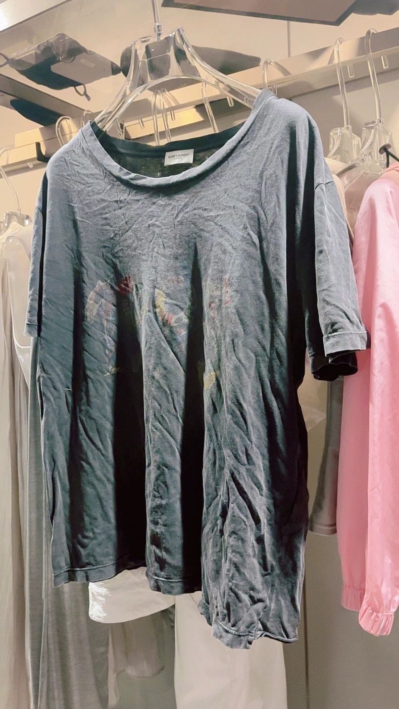 Saint Laurent Paris Saint laurent paris Make old logo short sleeves 2506-Nextar Size US M / EU 48-50 / 2 - 1 Thumbnail
