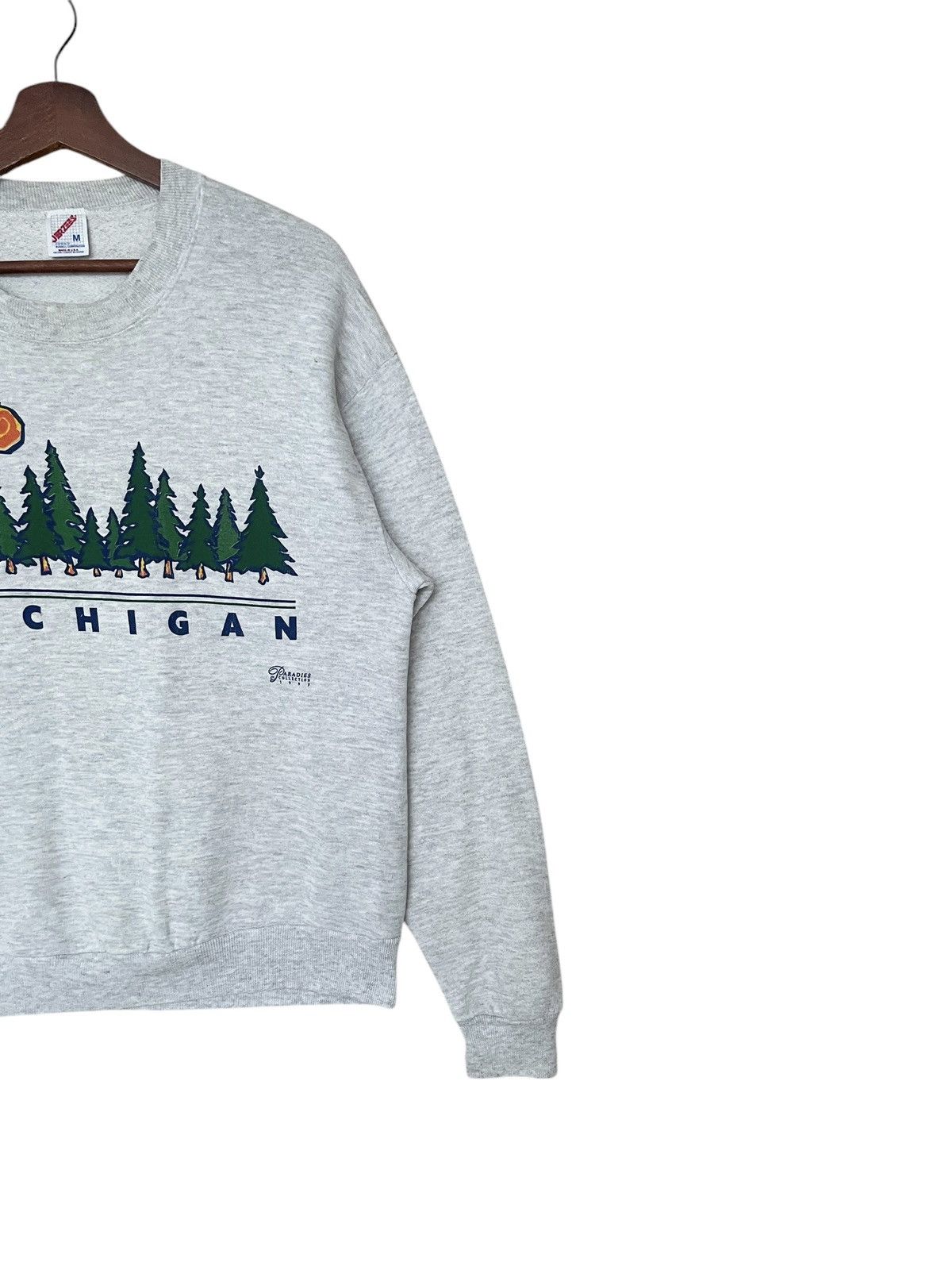 Vintage Vintage Michigan Made In Usa Sweatshirt 1990s Size US M / EU 48-50 / 2 - 6 Thumbnail