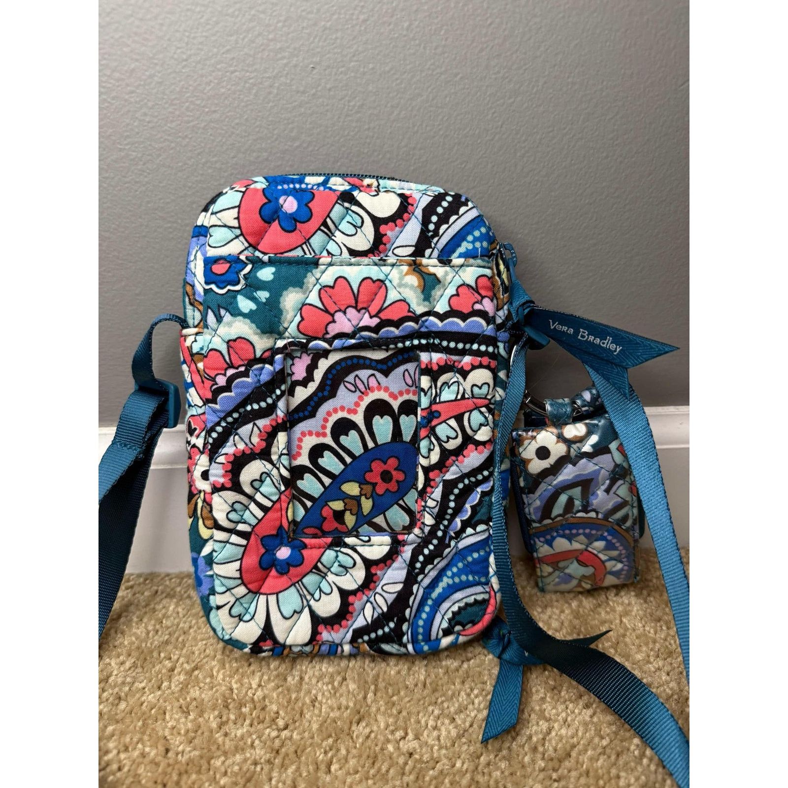 Vera Bradley Vera Bradley Quilted Mini Phone Holder Crossbody Bag Size ONE SIZE - 7 Thumbnail