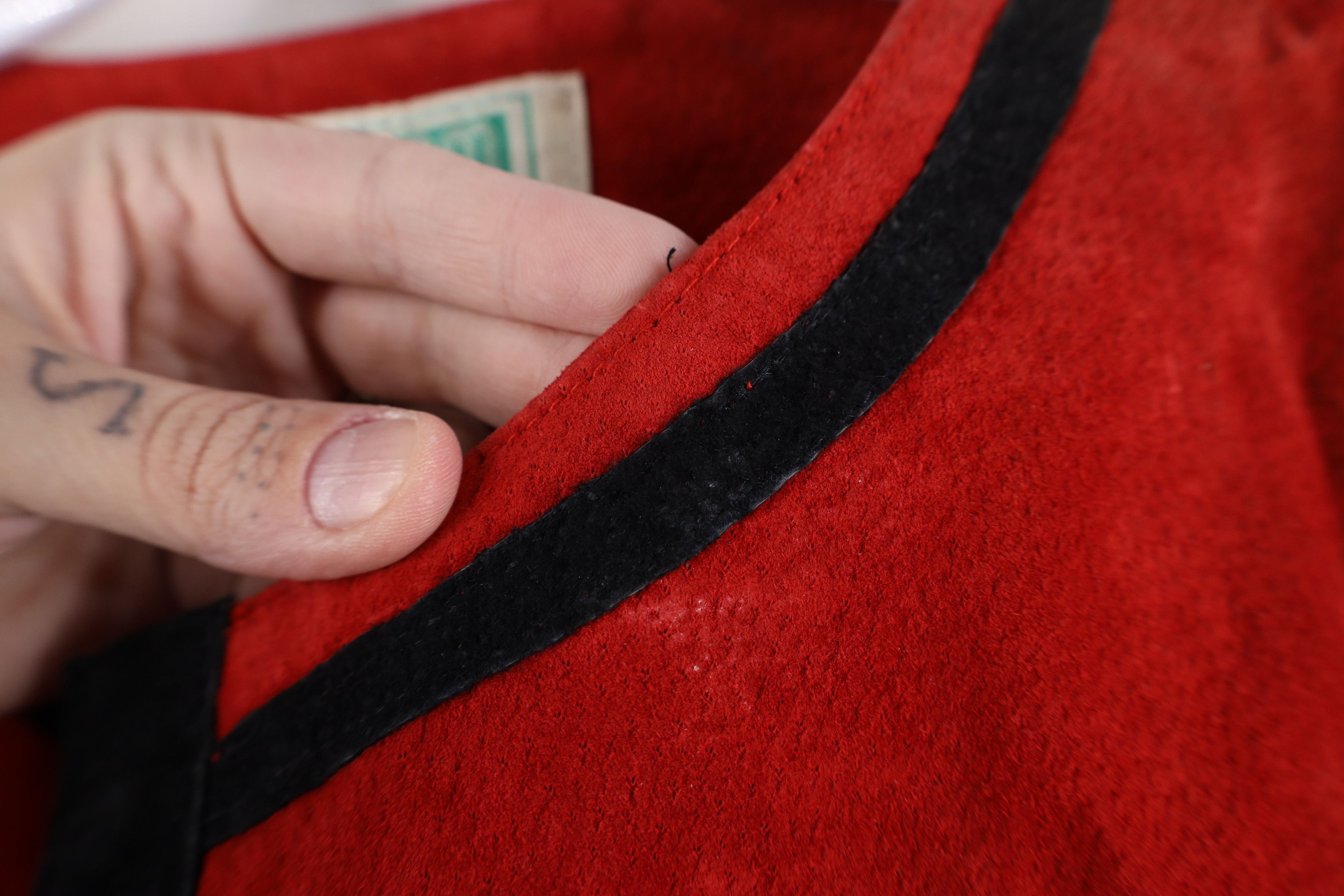 Vintage Deadstock Vintage 90s Streetwear Short Sleeve Suede Jacket Size US XL / EU 56 / 4 - 8 Thumbnail