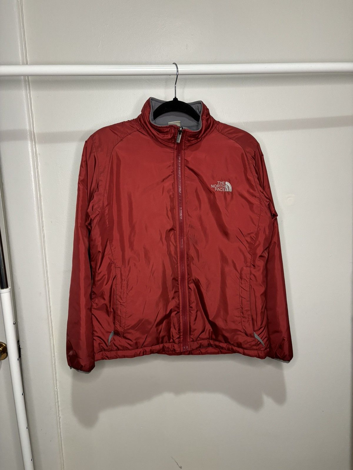 The North Face × Vintage Vintage The North Face Red Lightweight Zip-Up Jacket Size US M / EU 48-50 / 2 - 1 Thumbnail