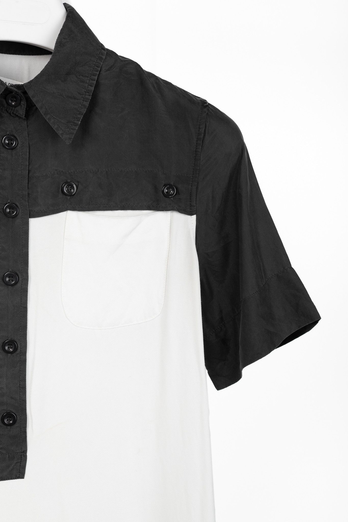 See by Chloe See by Chloe Black & White Polo A-Line Mini Dress Size S / US 4 / IT 40 - 5 Thumbnail